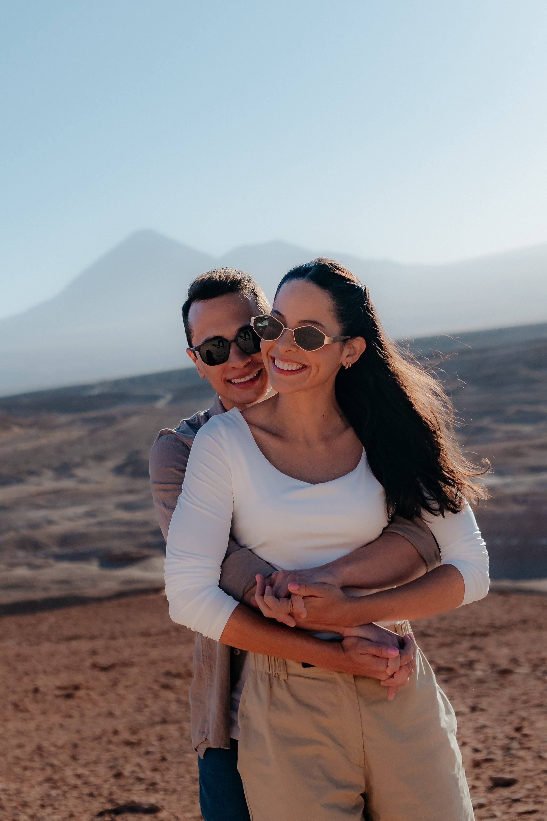 Sessão casual no Vale dos Cogumelos. Fotógrafo em San Pedro de Atacama