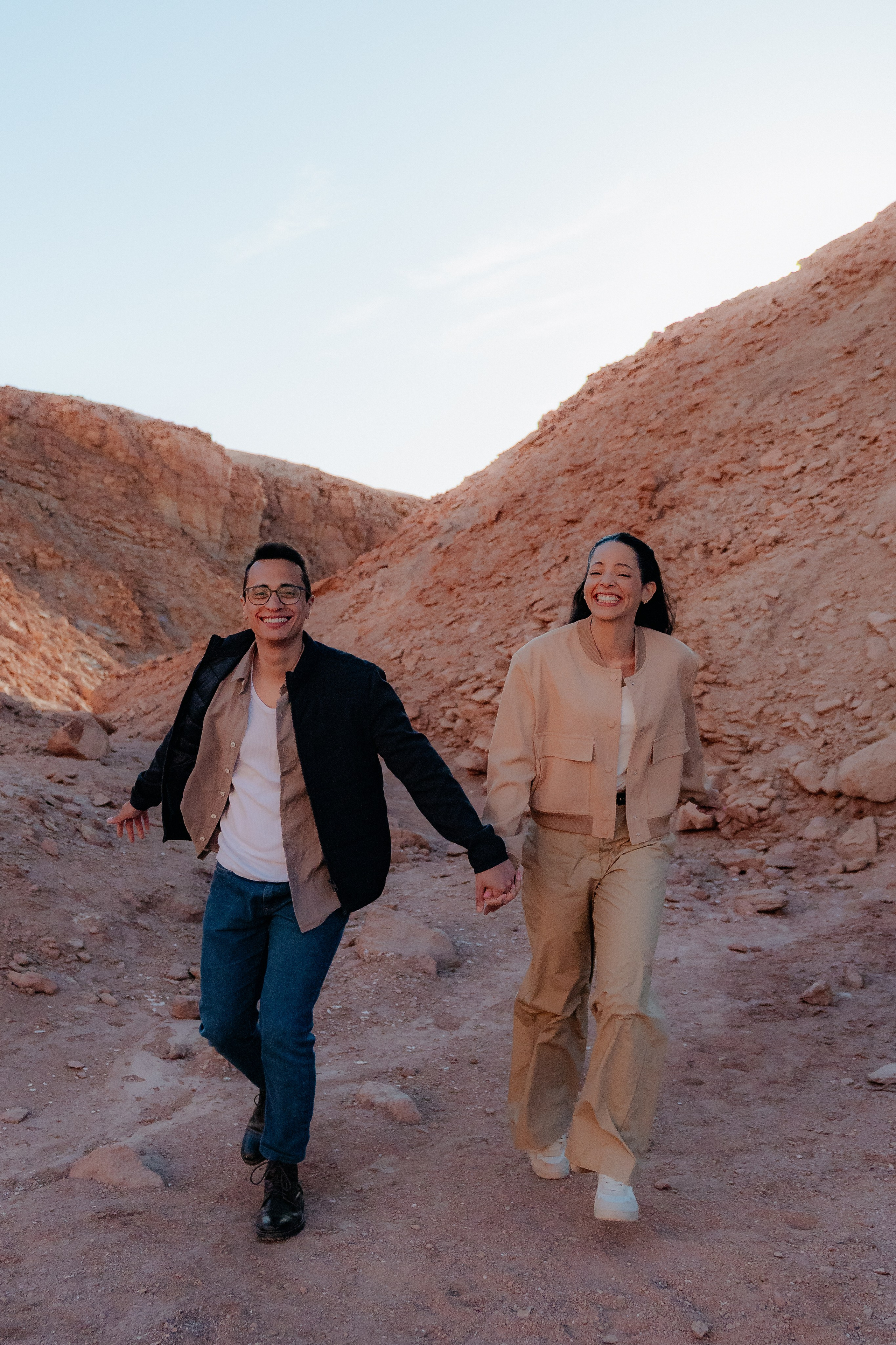 Sessão casual no Vale dos Cogumelos. Fotógrafo em San Pedro de Atacama