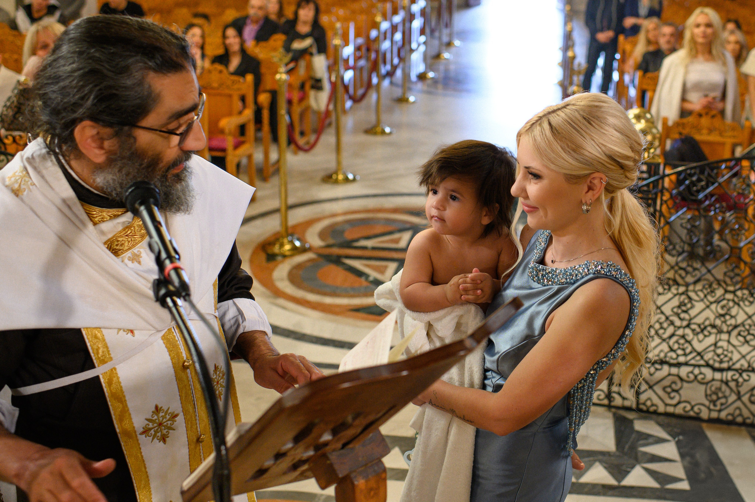 Baptism Maksimos. Family, children, portrait, and event photography in Thessaloniki