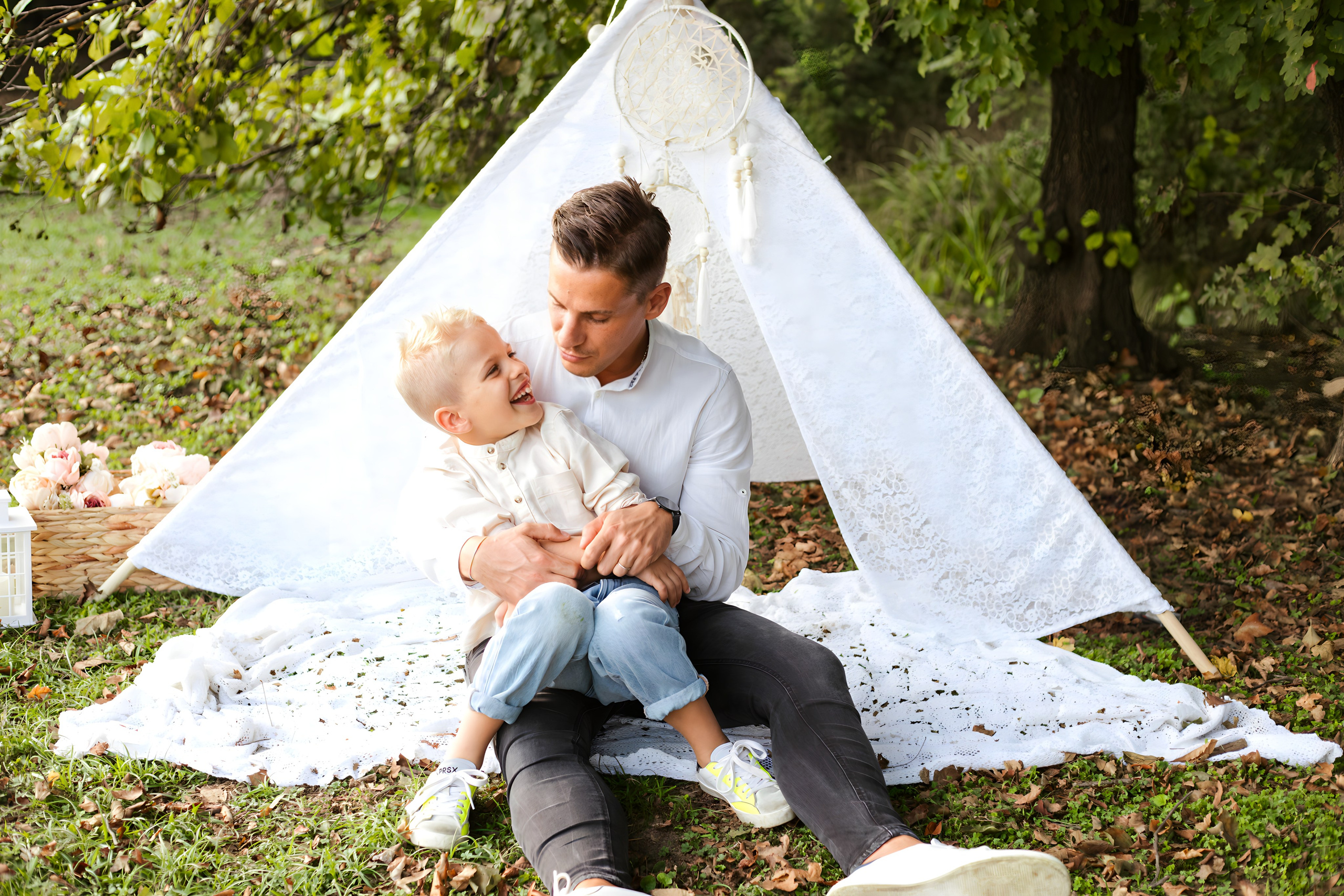 Maggie e la sua bellissima famiglia. Luci e Capricci Photography