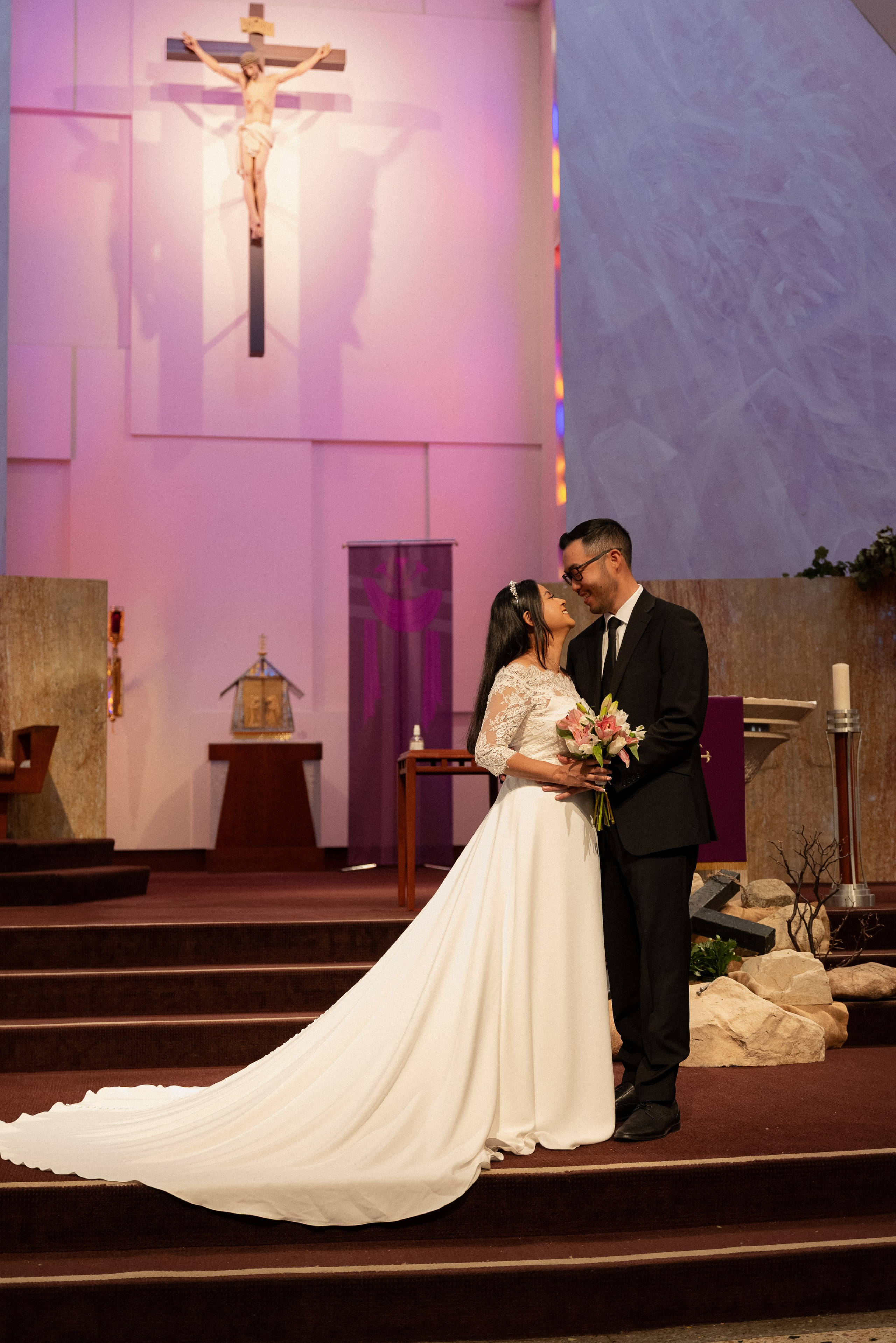 Rebeca & Shawn. The Ceremony in Church. Part III. Portrait, family, maternity & wedding photography & videography in SoCal Kseni Vibe