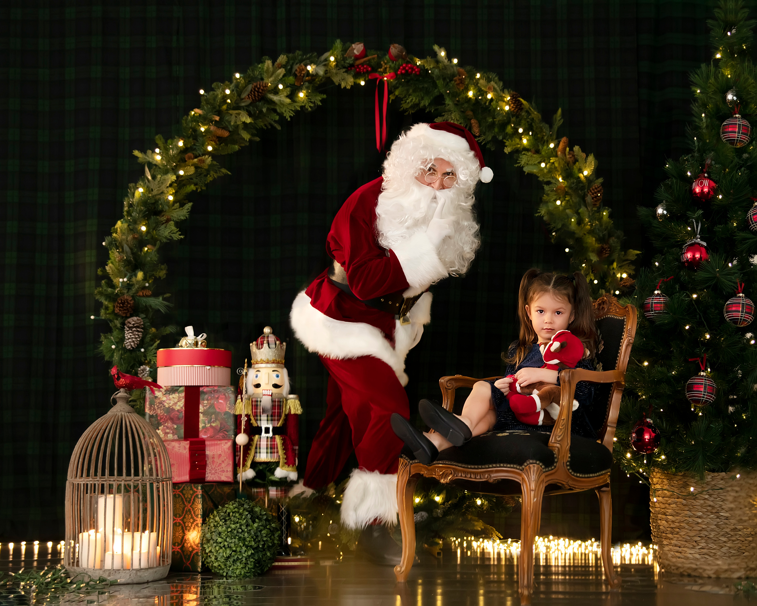 Christmas session. Portrait, kids and family photographer in Wesley Chapel Alina Alice Osipova