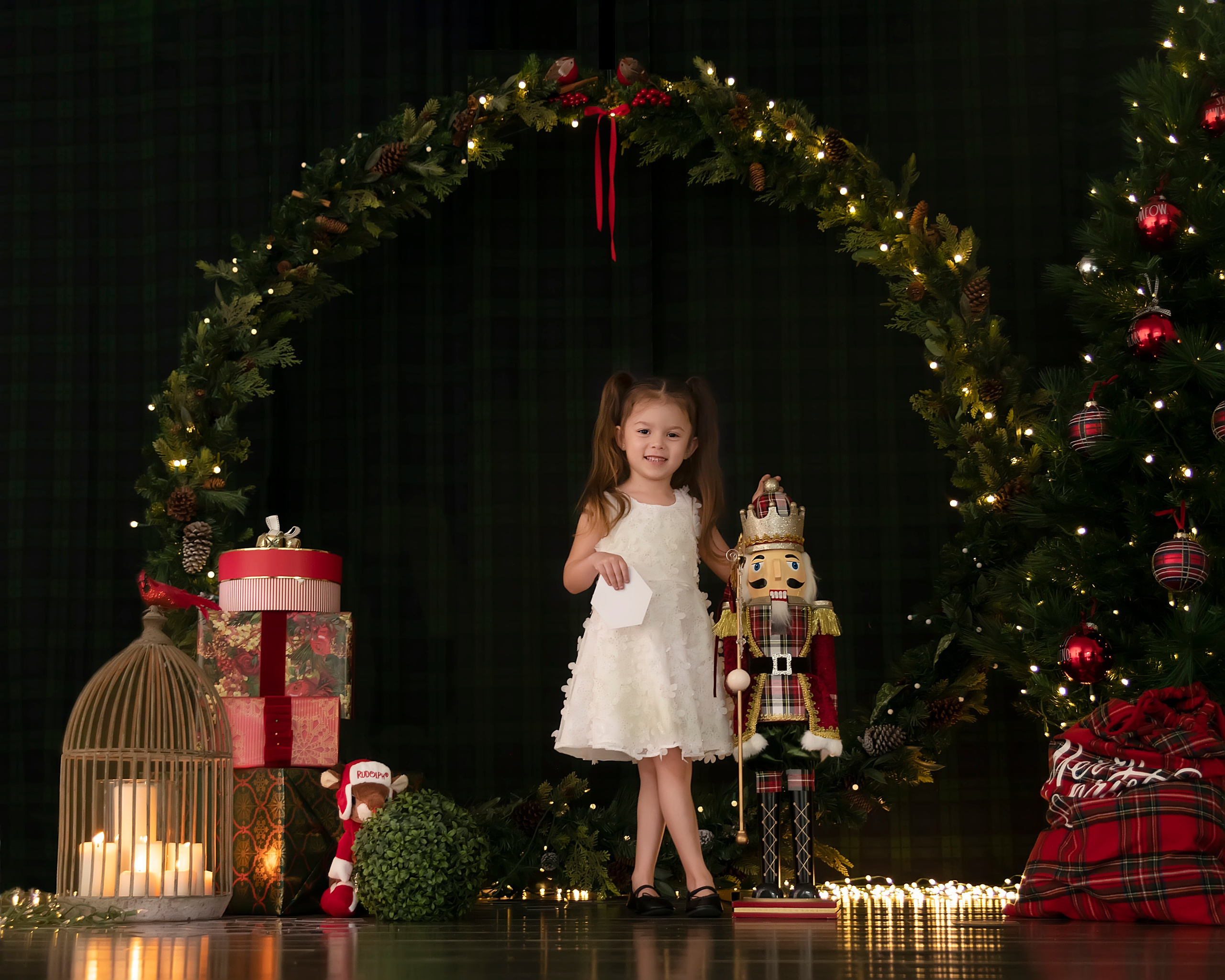 Christmas session. Portrait, kids and family photographer in Wesley Chapel Alina Alice Osipova