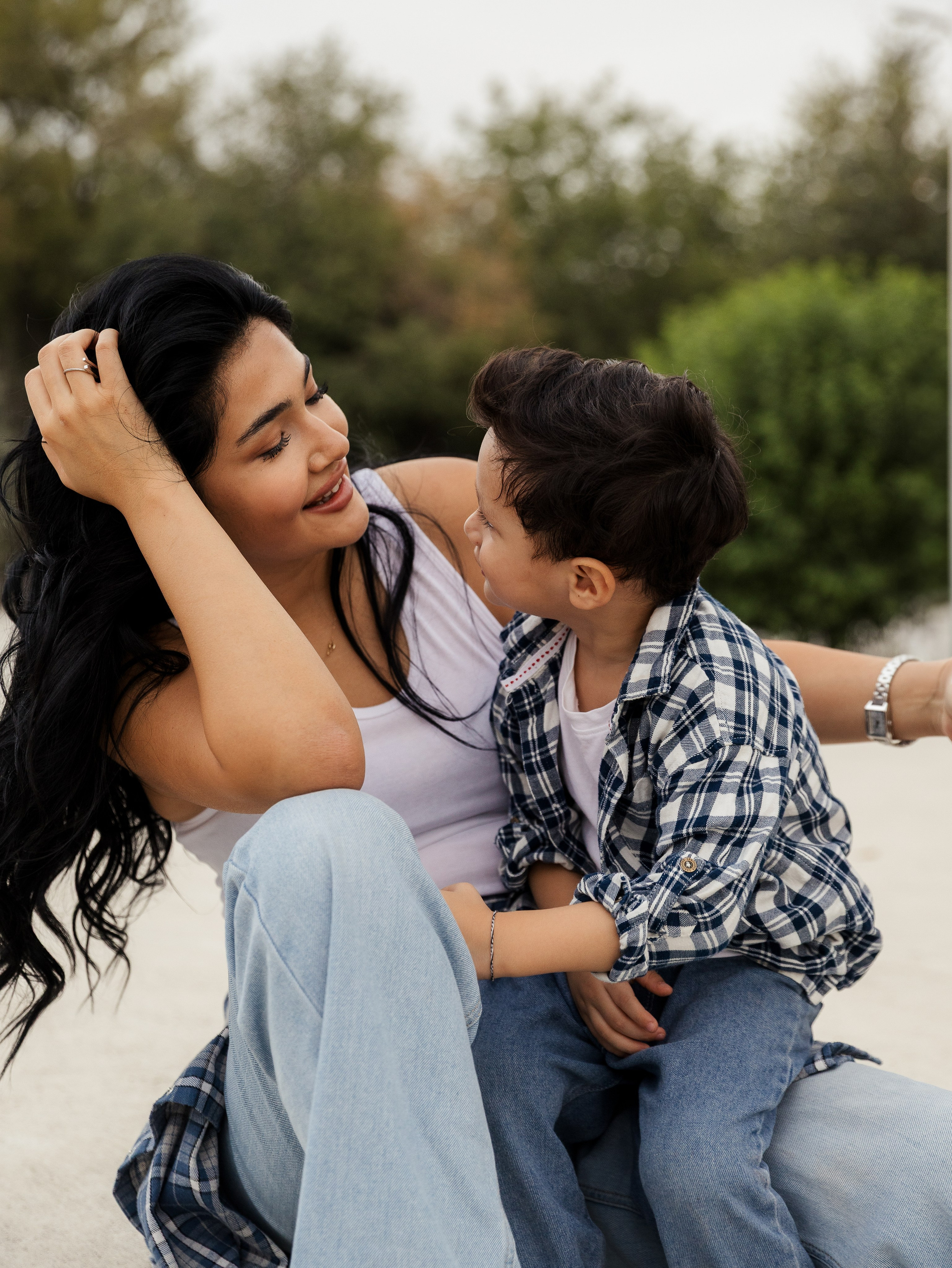 Mom and Her Little Boy. Family and wedding photographer in Bangkok, Thailand