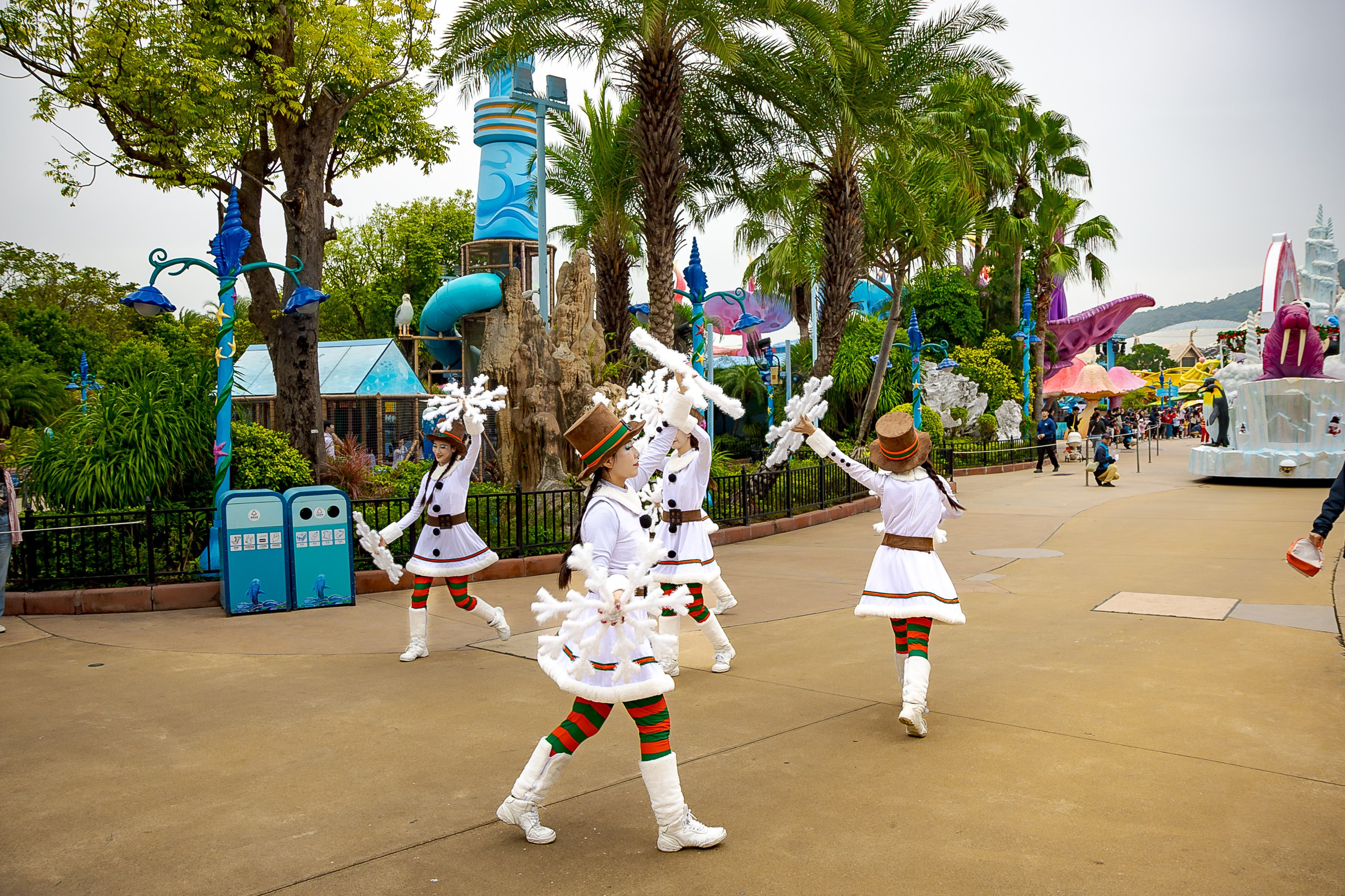 Дневной парад новогодняя версия