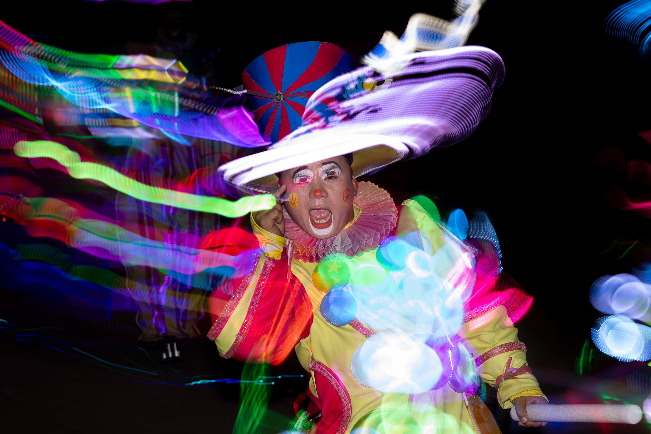 Ночной парад freezlight