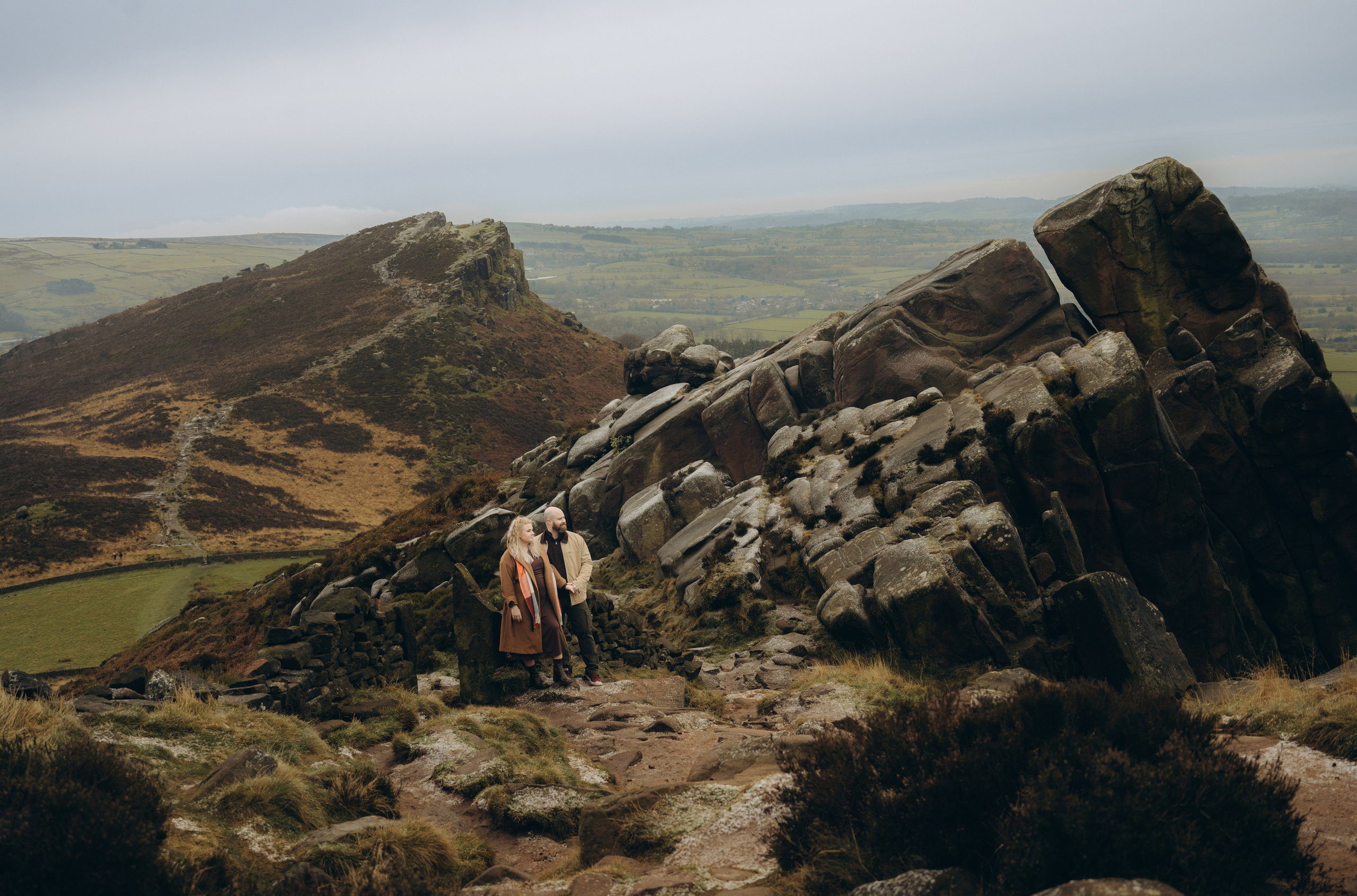 L & C in Peak District. Tania Gandrabur, photographer in West Midlands, England
