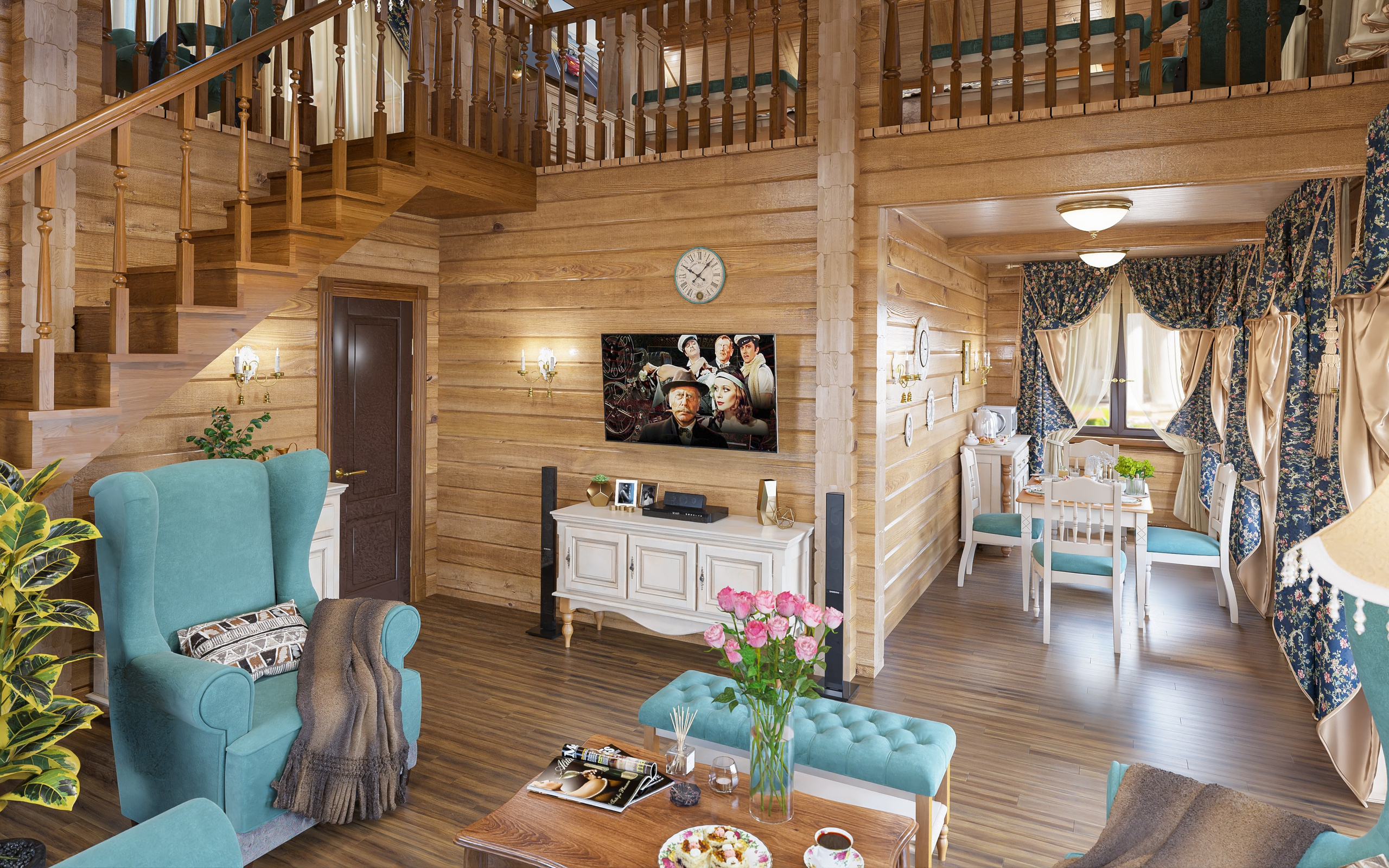 1 этаж. Гостиная