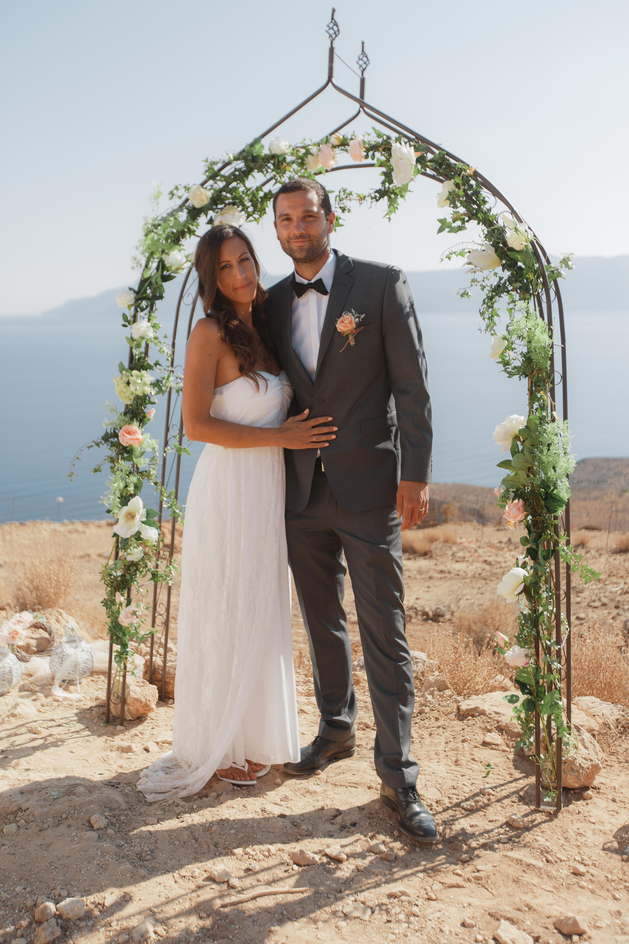 Marino & Steffi, Crete. Denny Savon — Photographer in Santorini | Weddings, Love Stories & Flying Dress