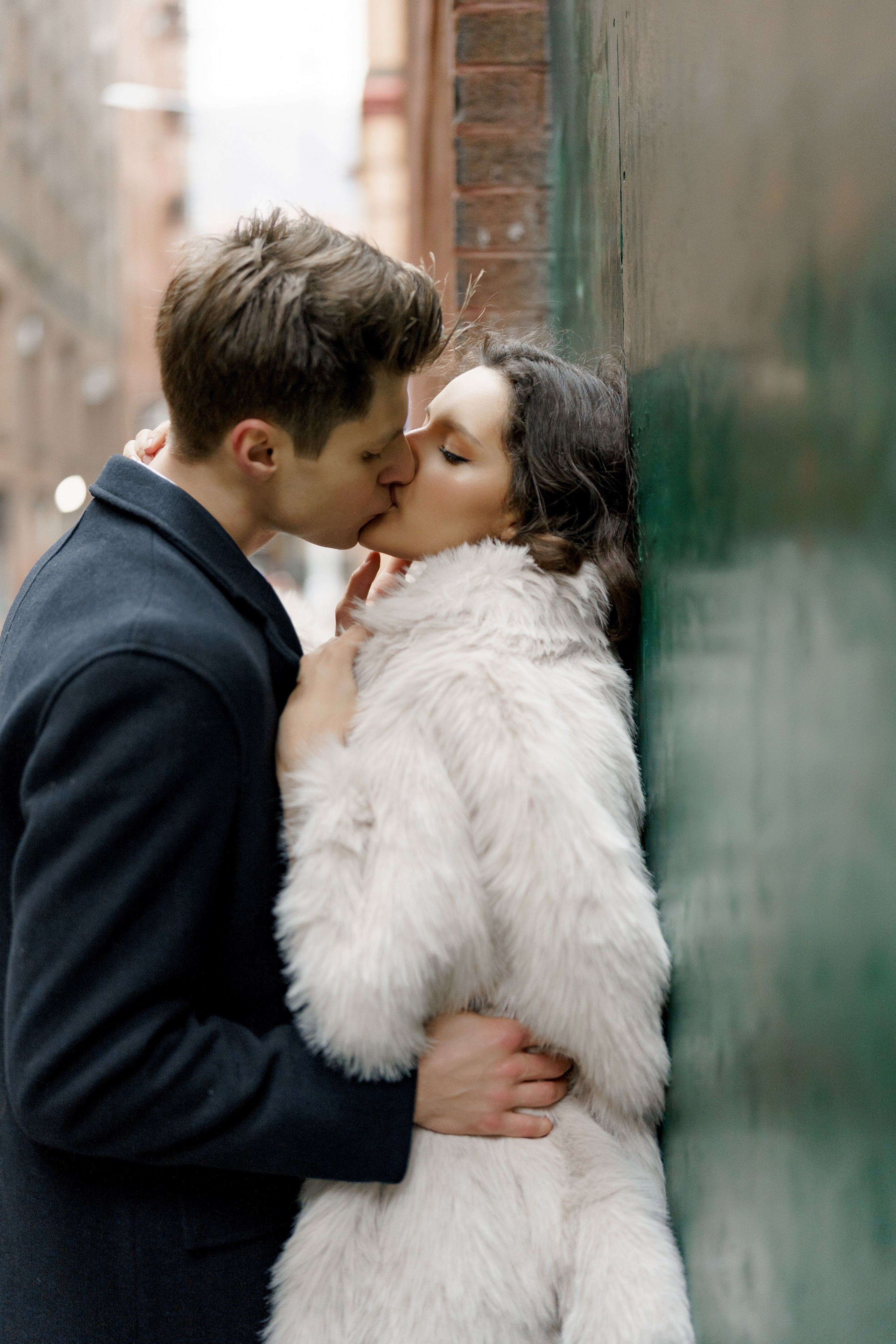 Alina and Dan’s Bold and Stylish Engagement Shoot. Wedding photographer and videographer New York | New Jersey