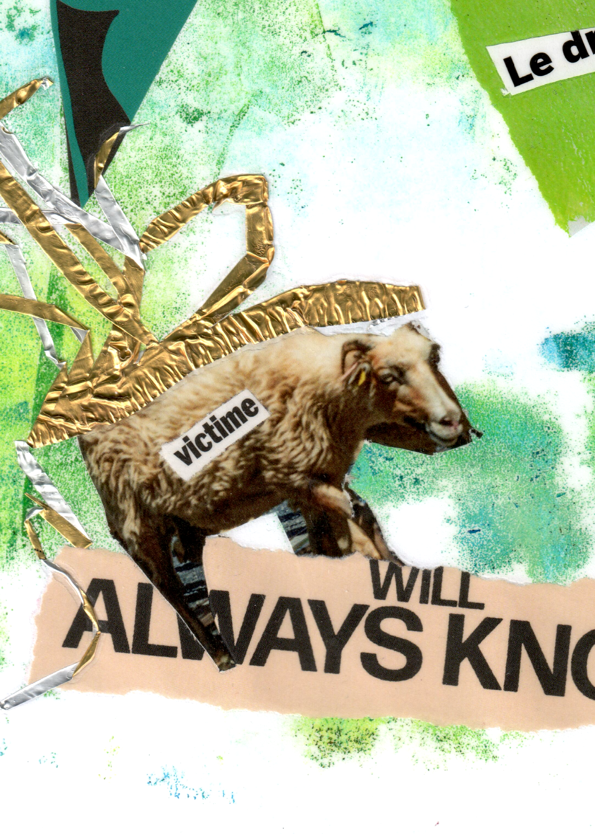 Le drama. Rita Salnikova — Collage Artist and Visual Creator in Grenoble France