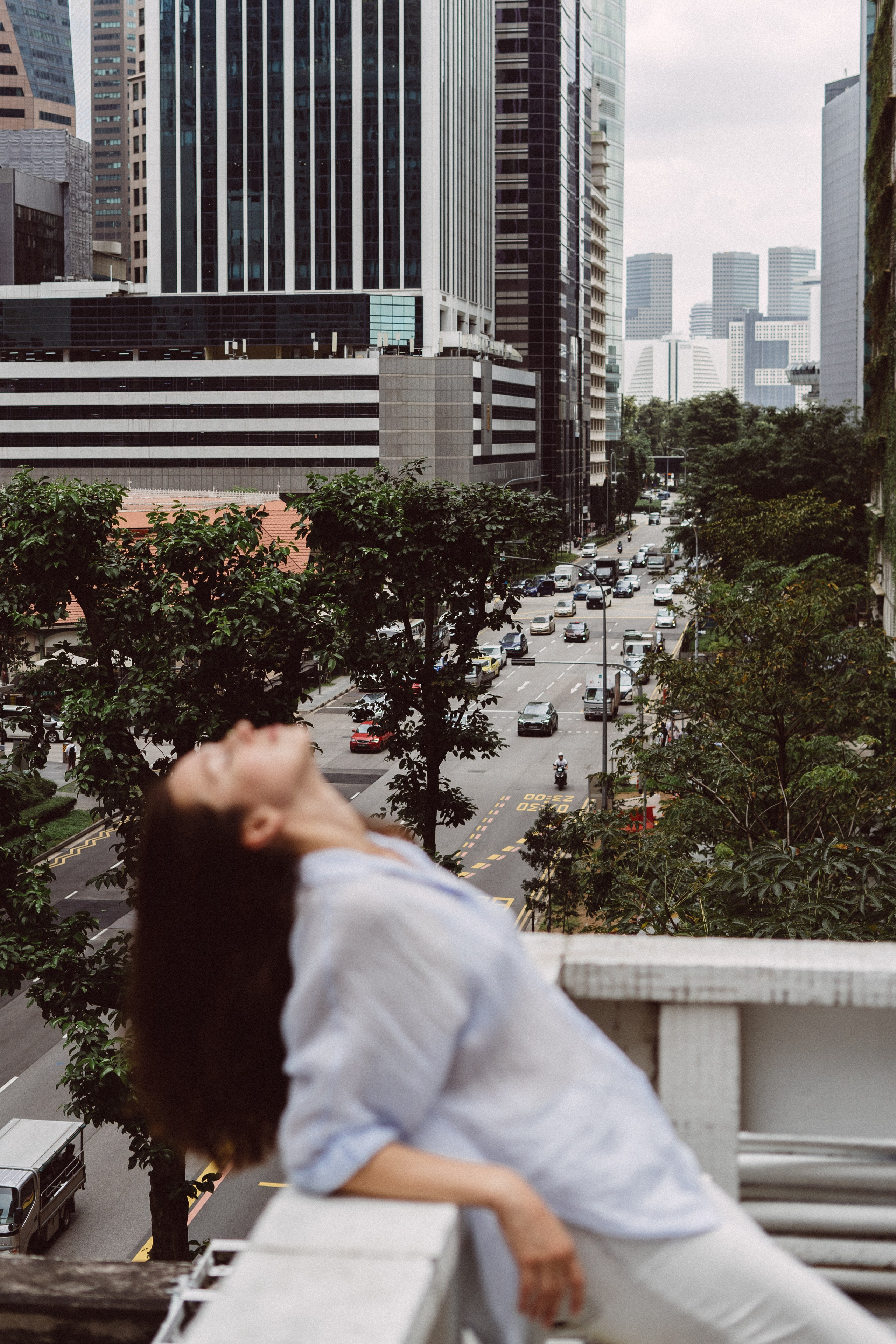 Portrait. Dasha in Singapore