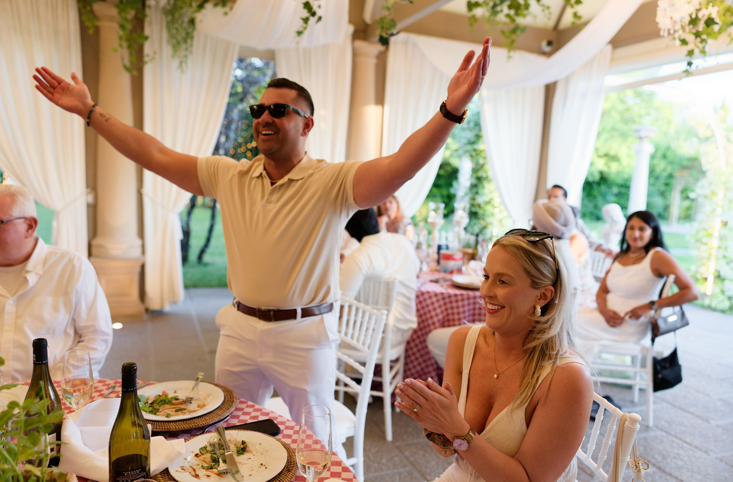 Pizza Party at Tenuta Massini, Florence, Italy. Destination Wedding Photographer — Nikita Burtsev