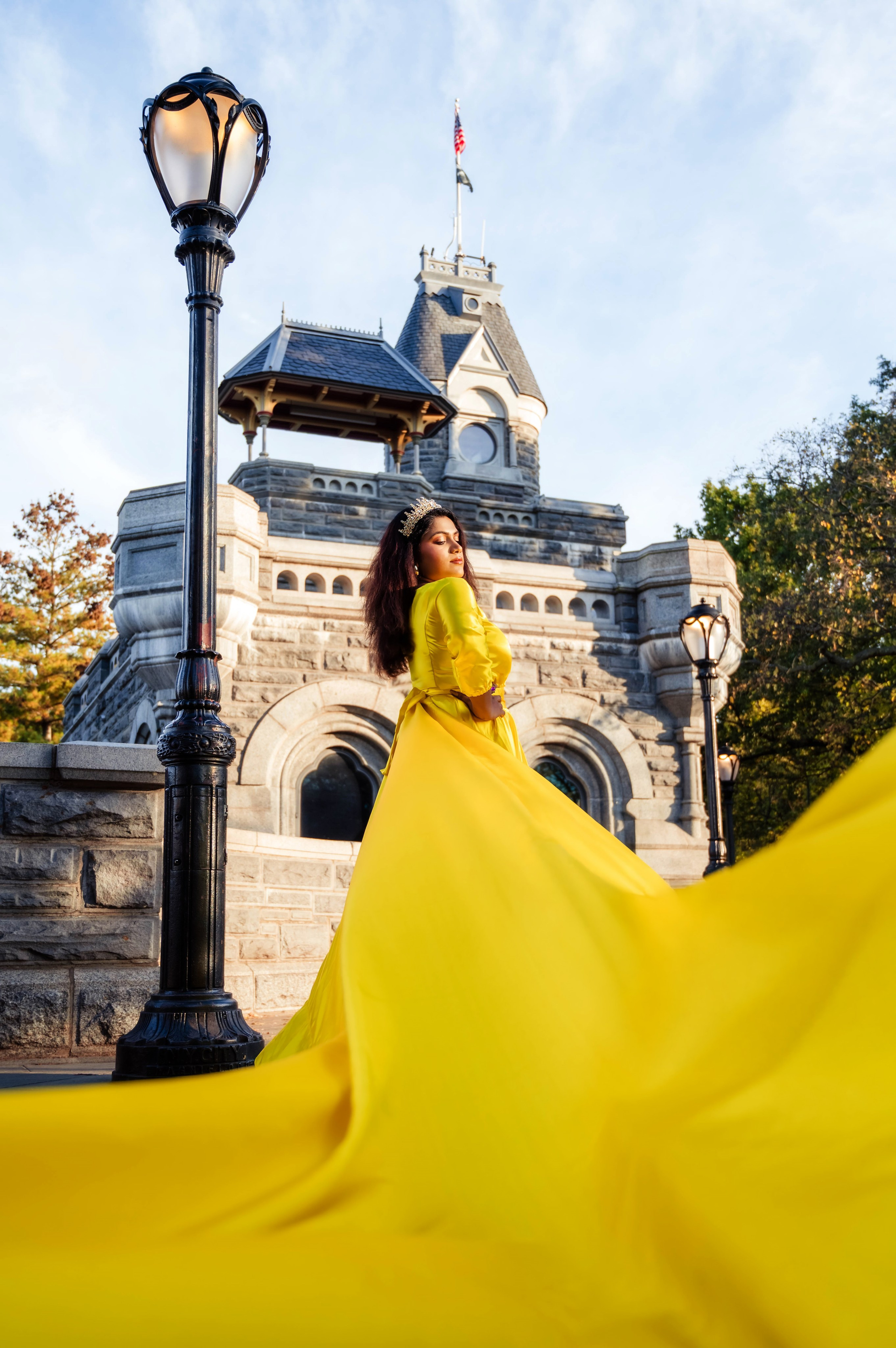 Flying dress. Alena Galieva New York Photographer