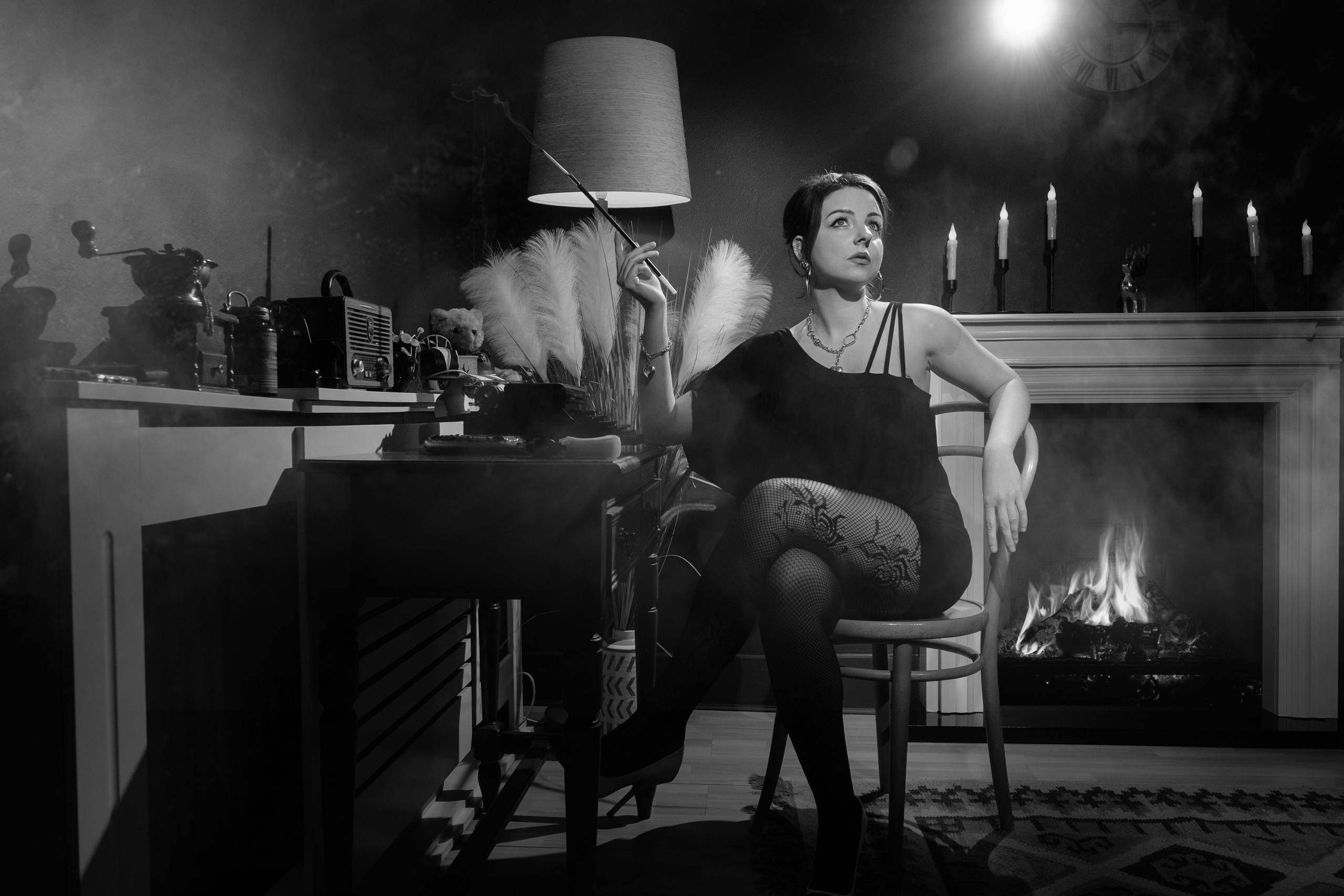 Retro. Fashion and portrait photographer in London Roman Pilipenko