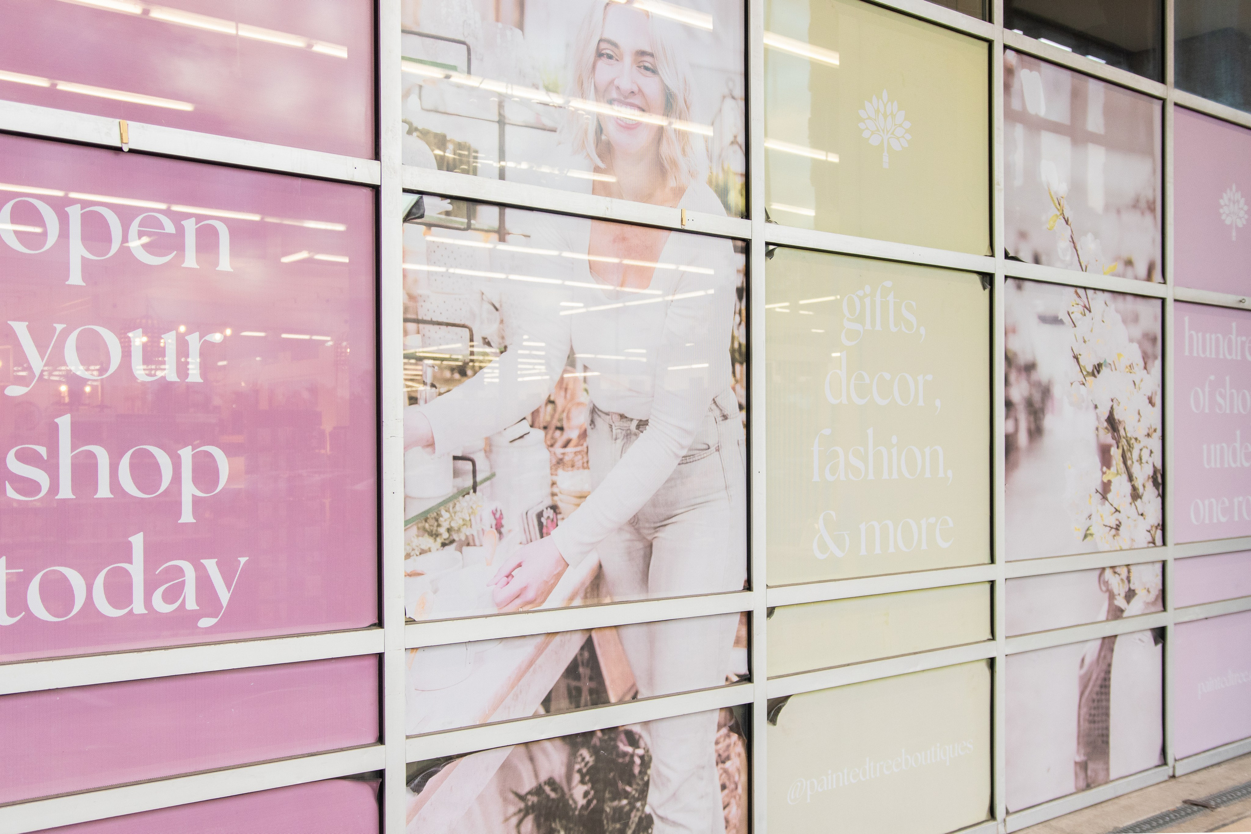 Painted Tree Boutiques fall collection retail photoshoot in Round Rock