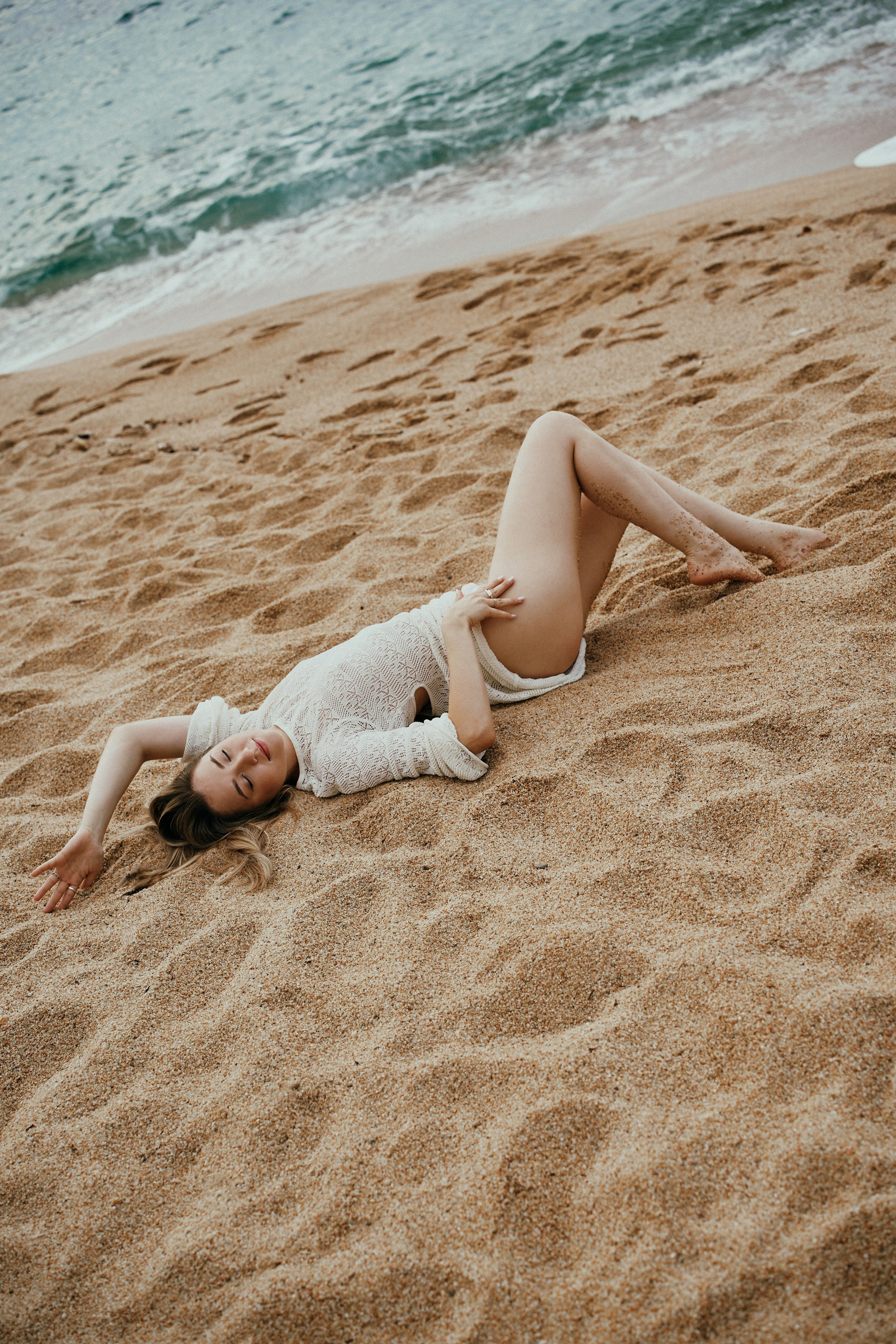 Пляж. Кристина. Фотограф в Барселоне Жанна Захарченко