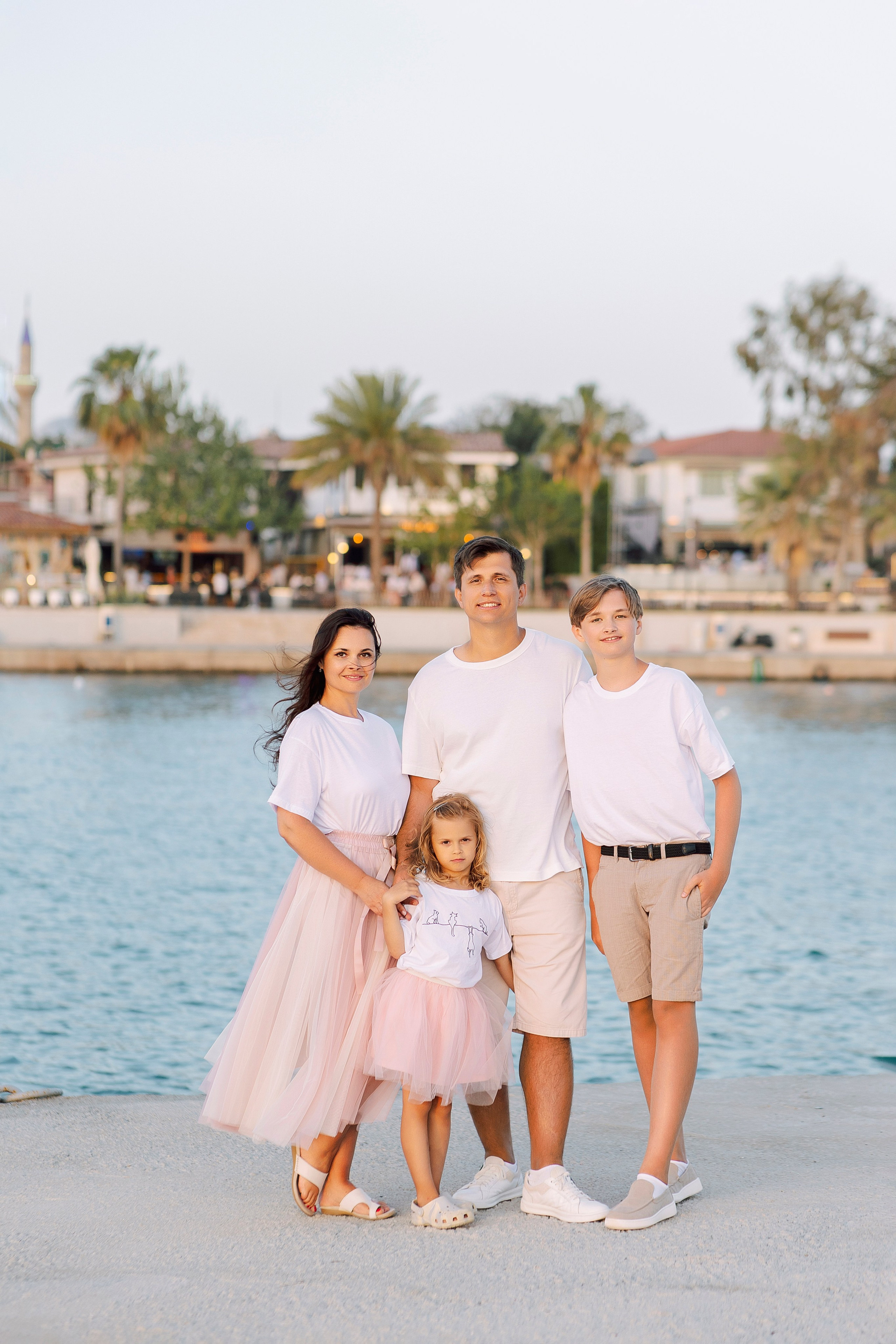 Colorful Family Walk in Side | Lifestyle Photography. Professional Photographer in Alanya, Side, Belek, Antalya. Turkiye