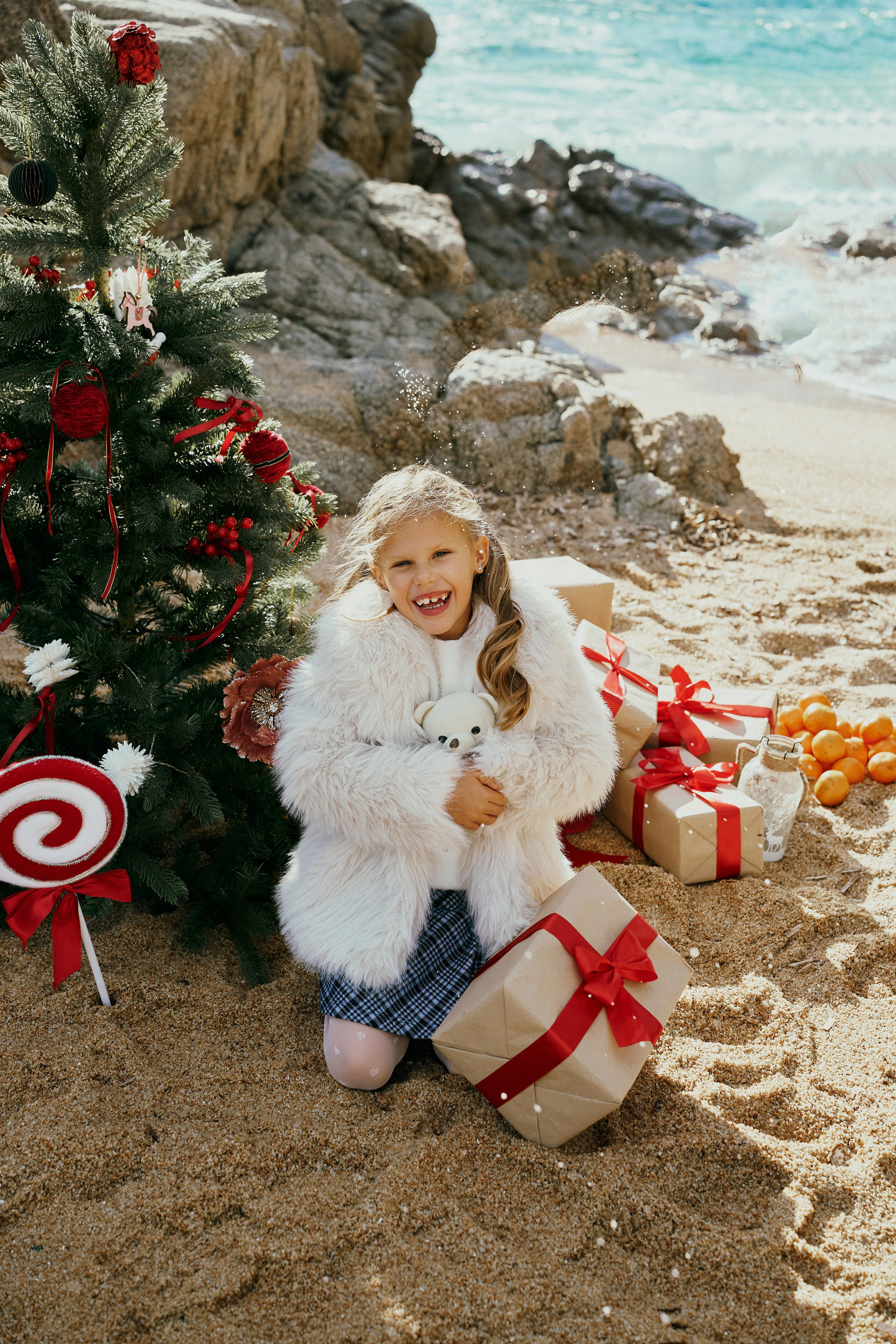 Рождество на пляже. Фотограф в Барселоне Жанна Захарченко