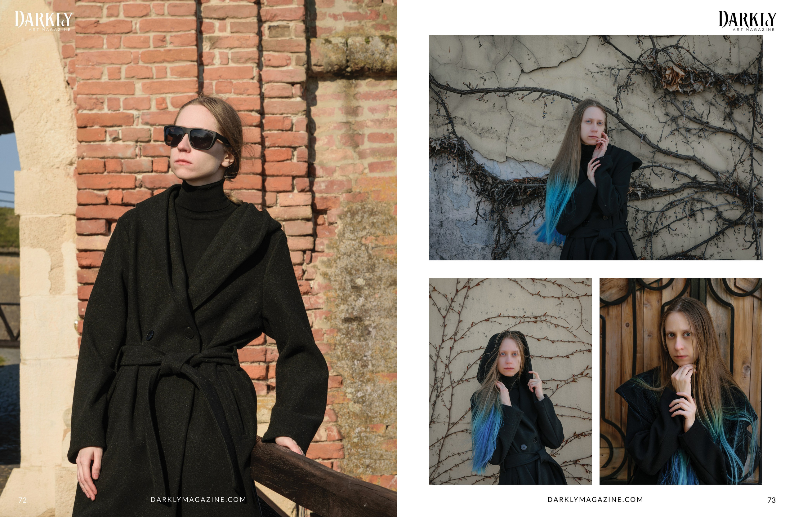 HELENA “Threshold of Silence” // Darkly Art Magazine. Victoria Fedoseenko. Editorial portrait & brand & event photographer based in Serbia