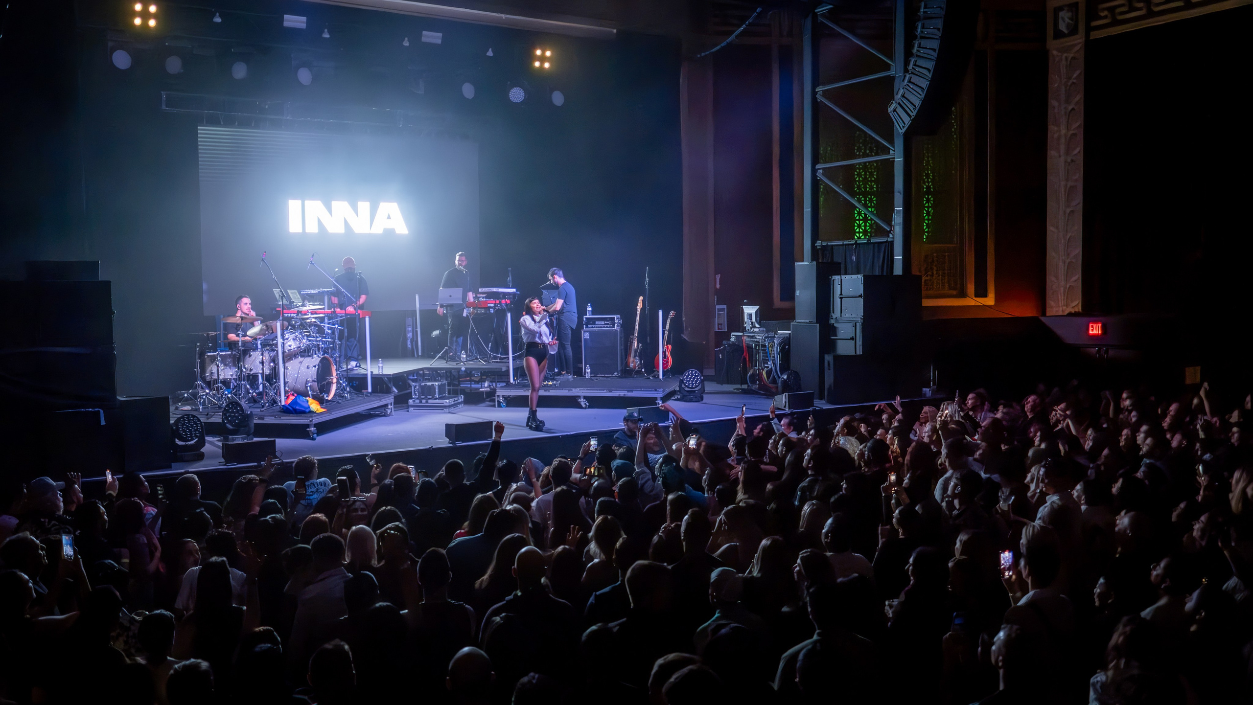 INNA / 2024. Reportage concert portrait photography in the San Francisco Bay Area