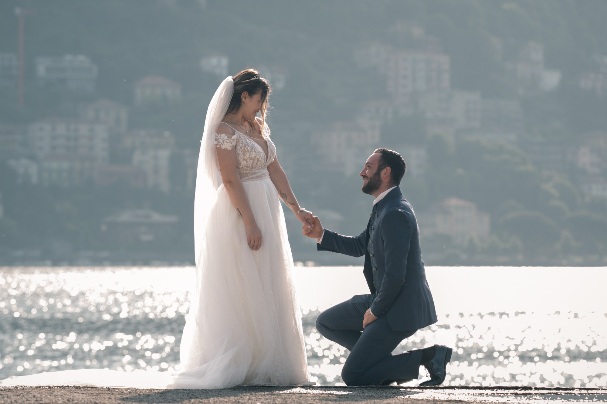 Alessia & Michael. Fotografo matrimonio Lago di Como Ferrari Media Production