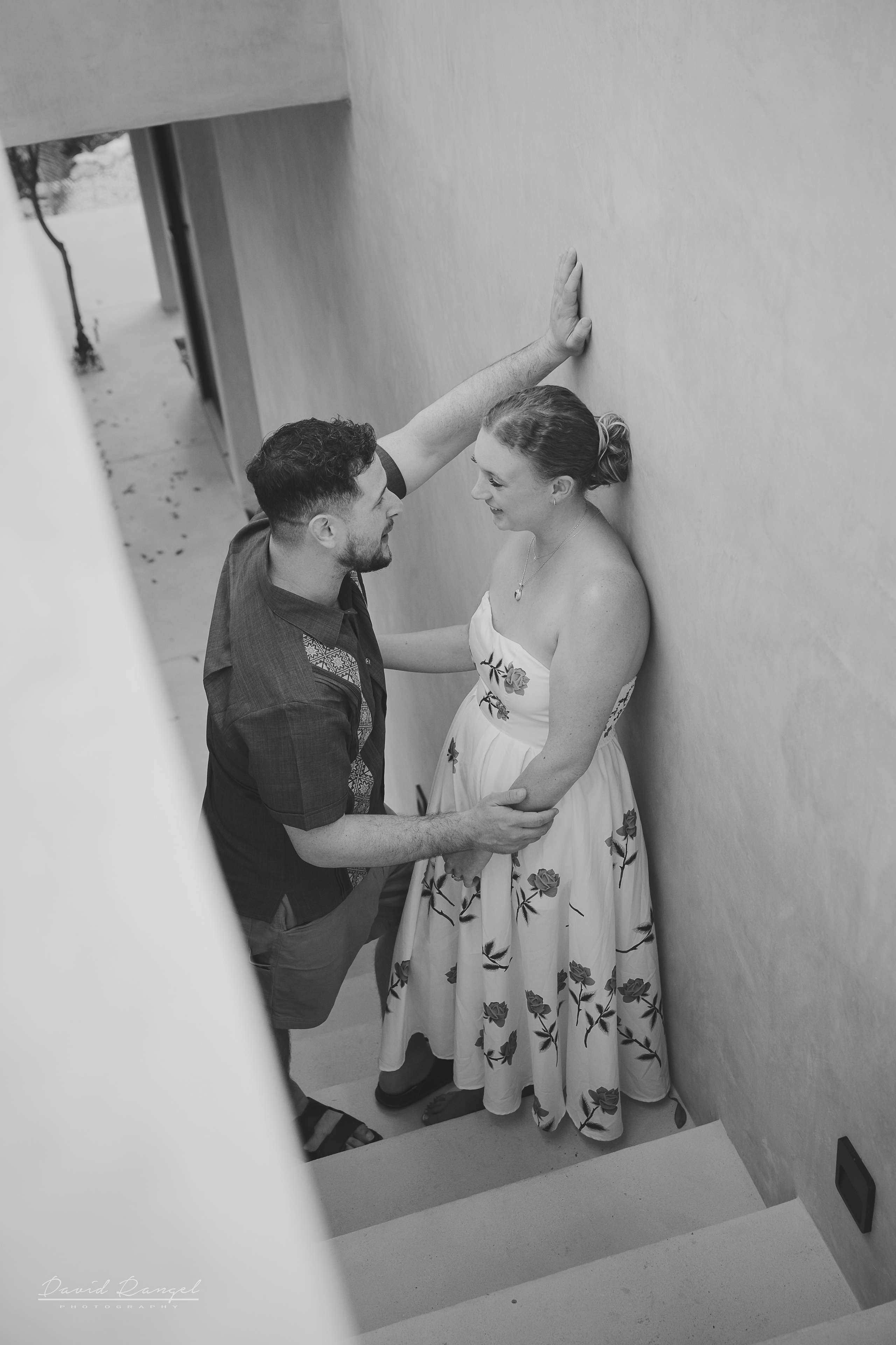 Save the date in Tulum. Destination wedding photographer based in Cancun and Riviera Maya with service worldwide