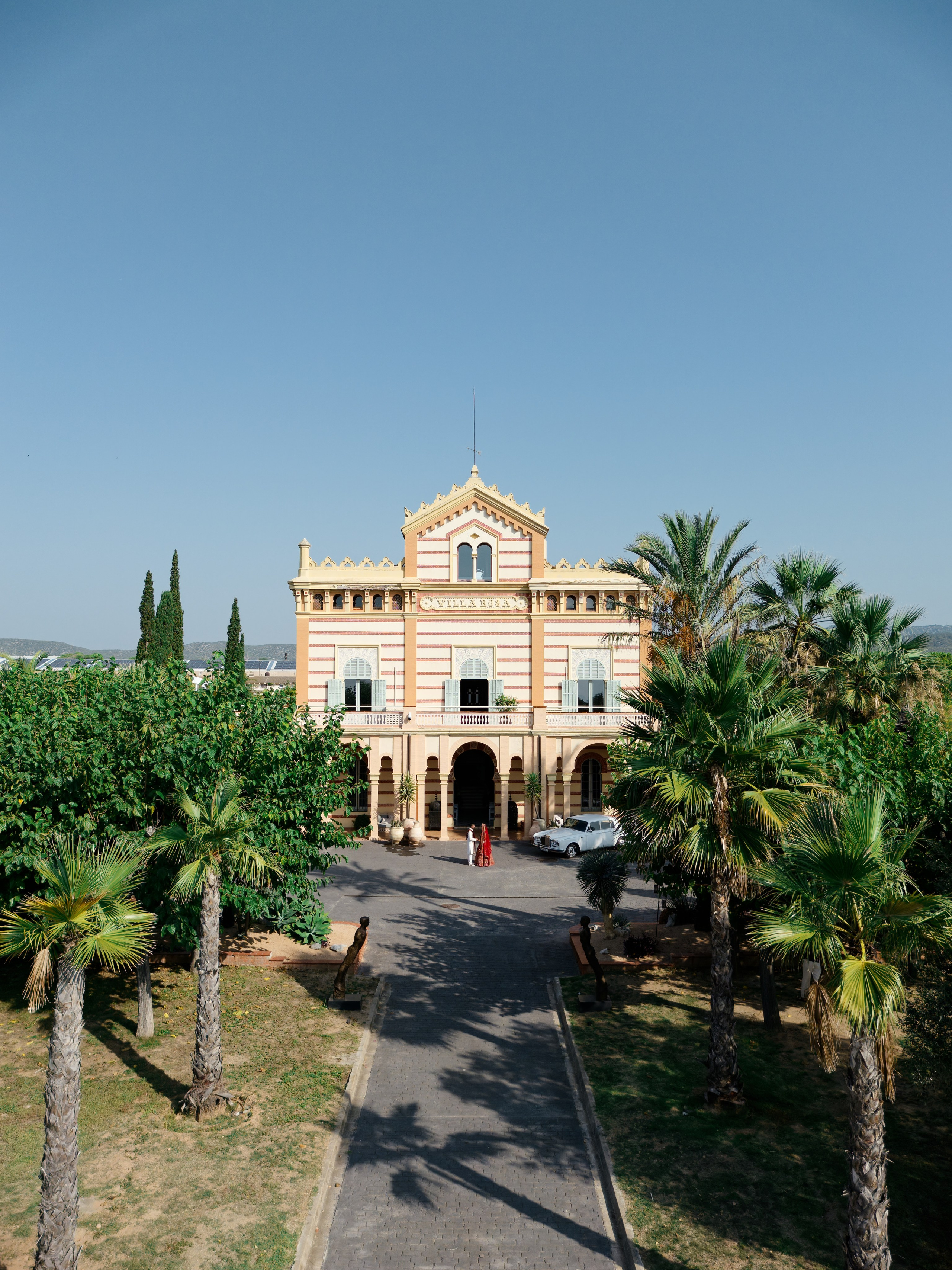 Indian wedding at Gran Villa Rosa, Barcelona
