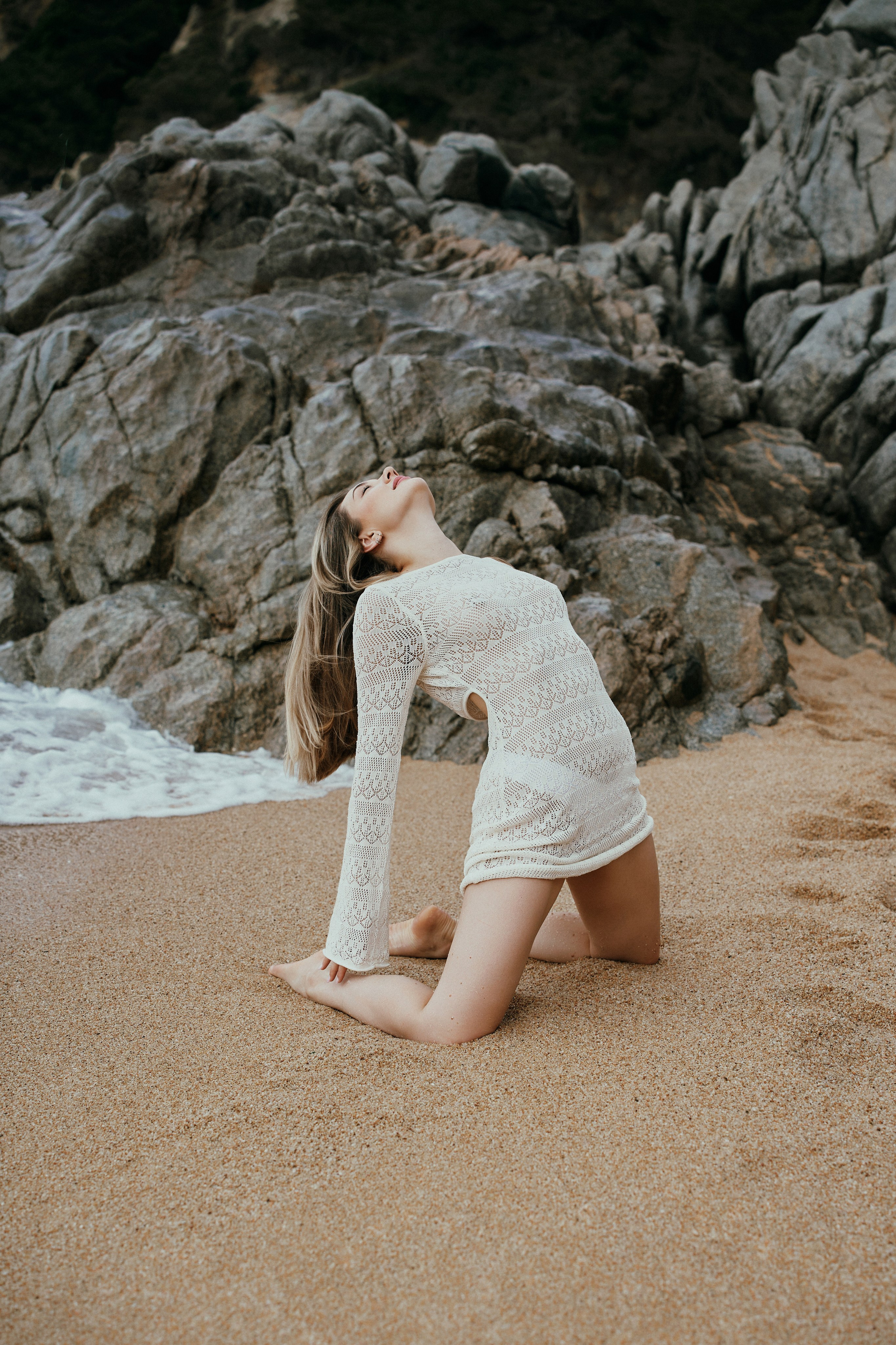 Пляж. Кристина. Фотограф в Барселоне Жанна Захарченко