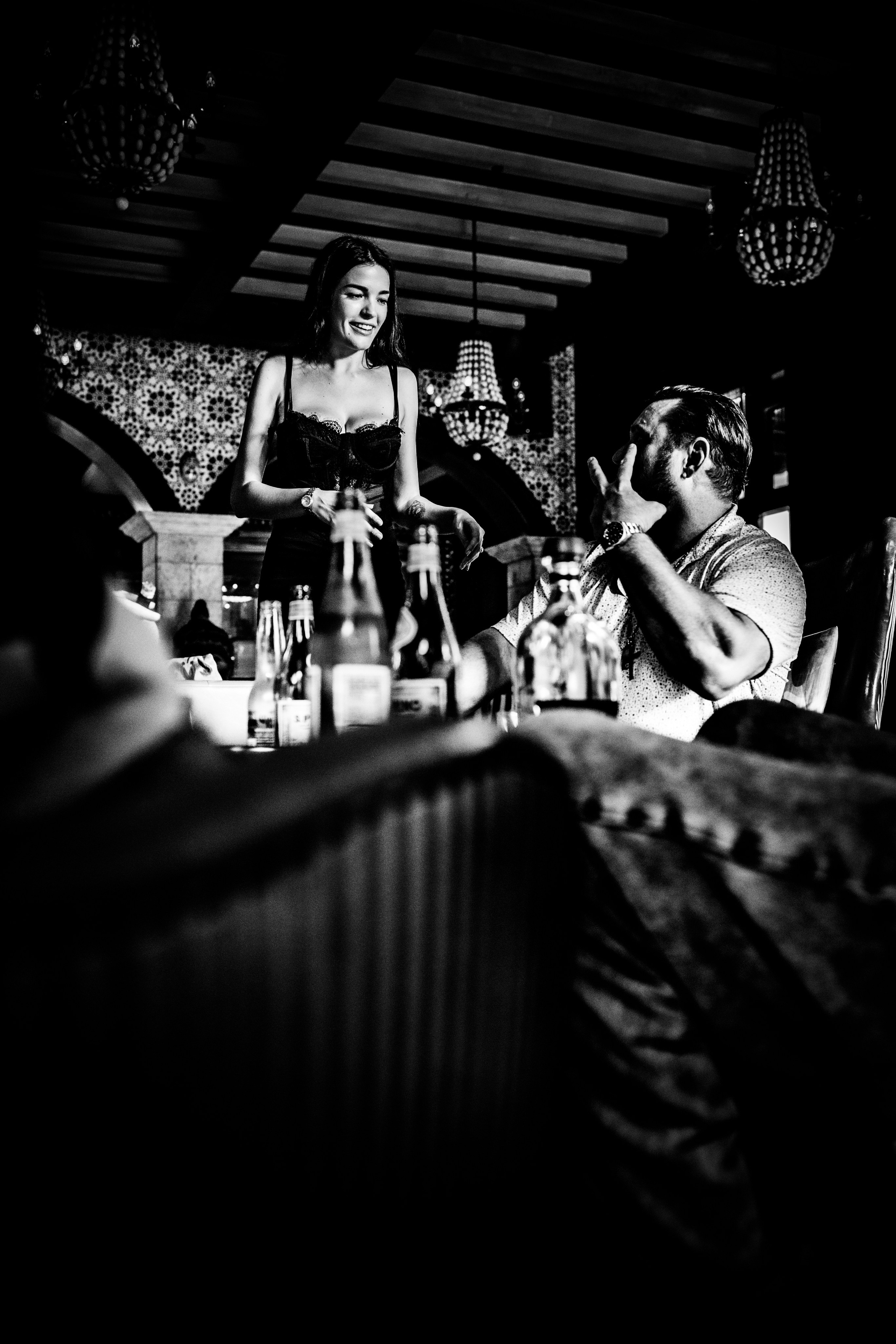 Burn Black and White Series. Out and About 239