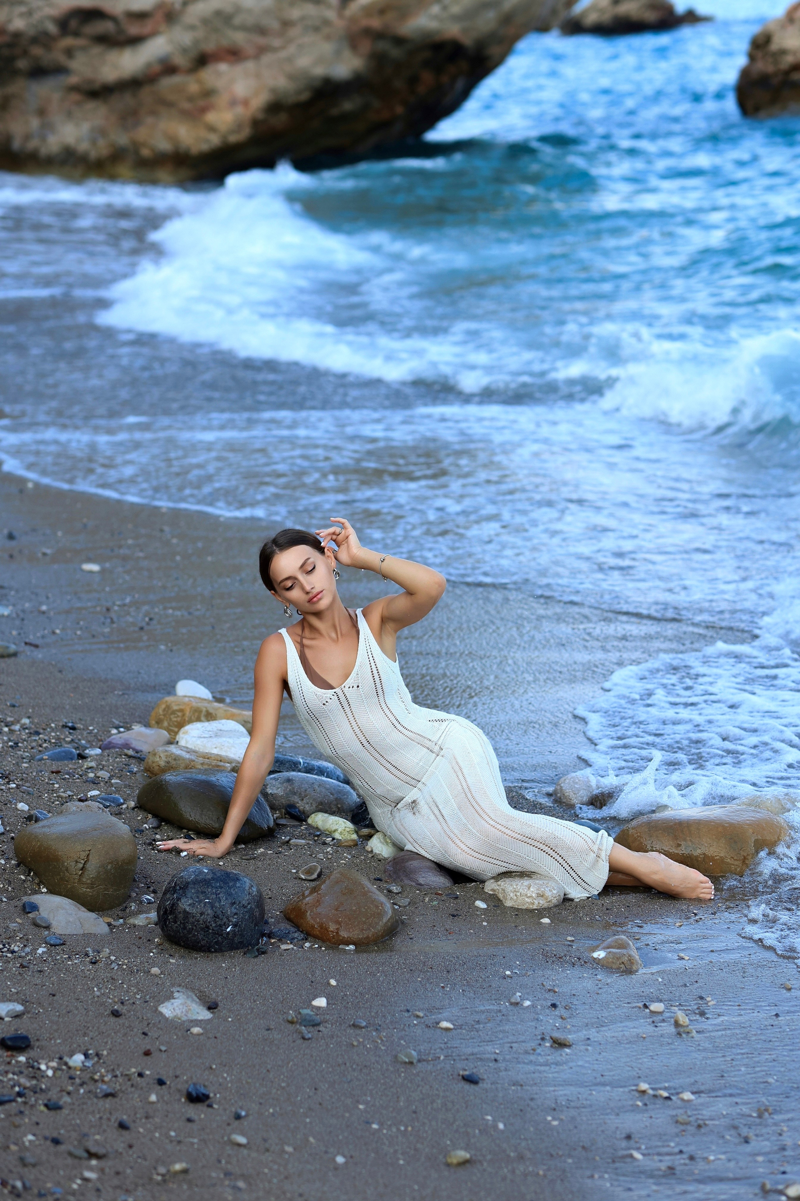 Дикий пляж в Бельдиби. Фотосессии в Анталии, Кемере, Сиде, Белеке, Каше Djamilya Akkanat