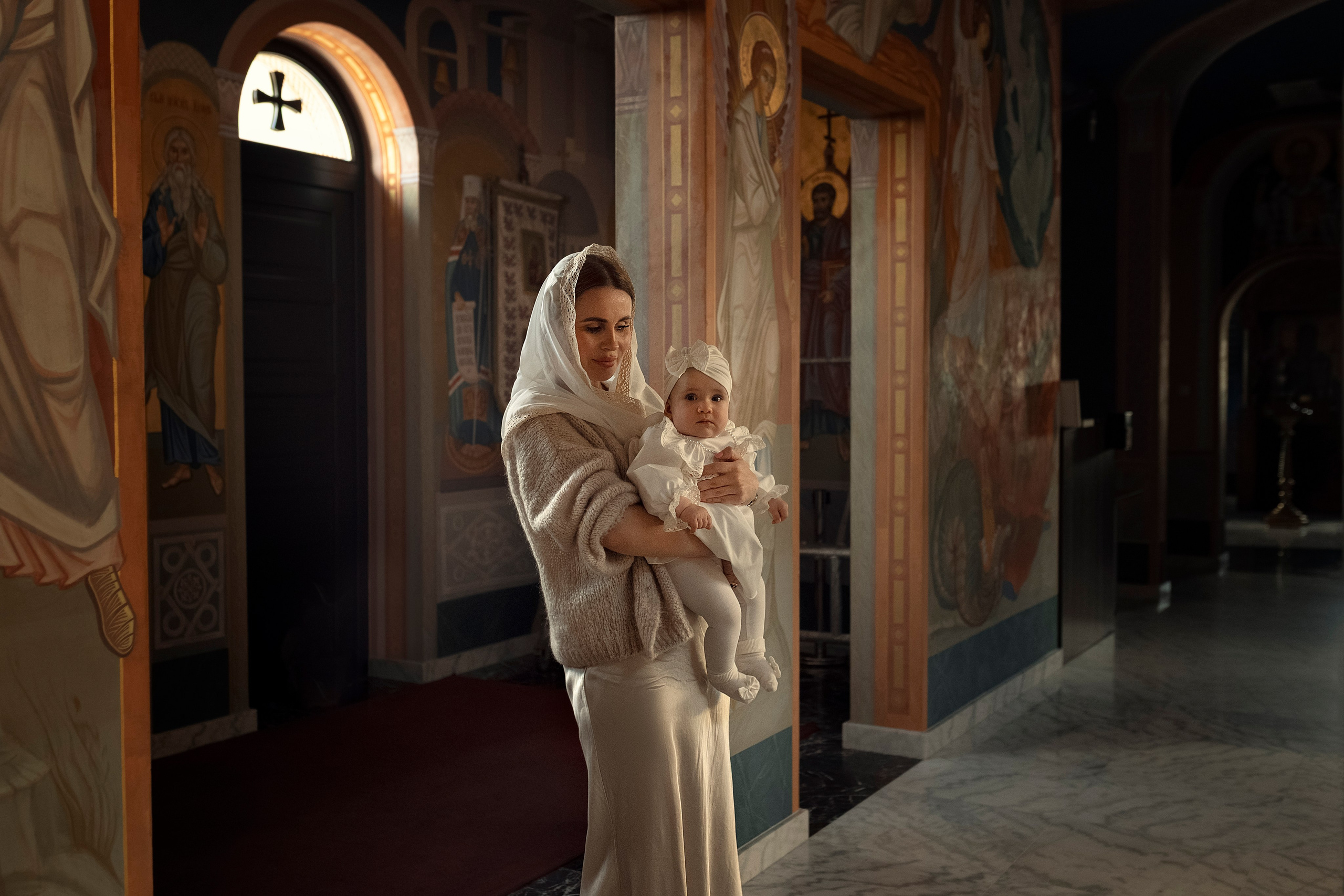Крещение Милана. Family and children photographer in Warszaw Liudmila Babrouskaya