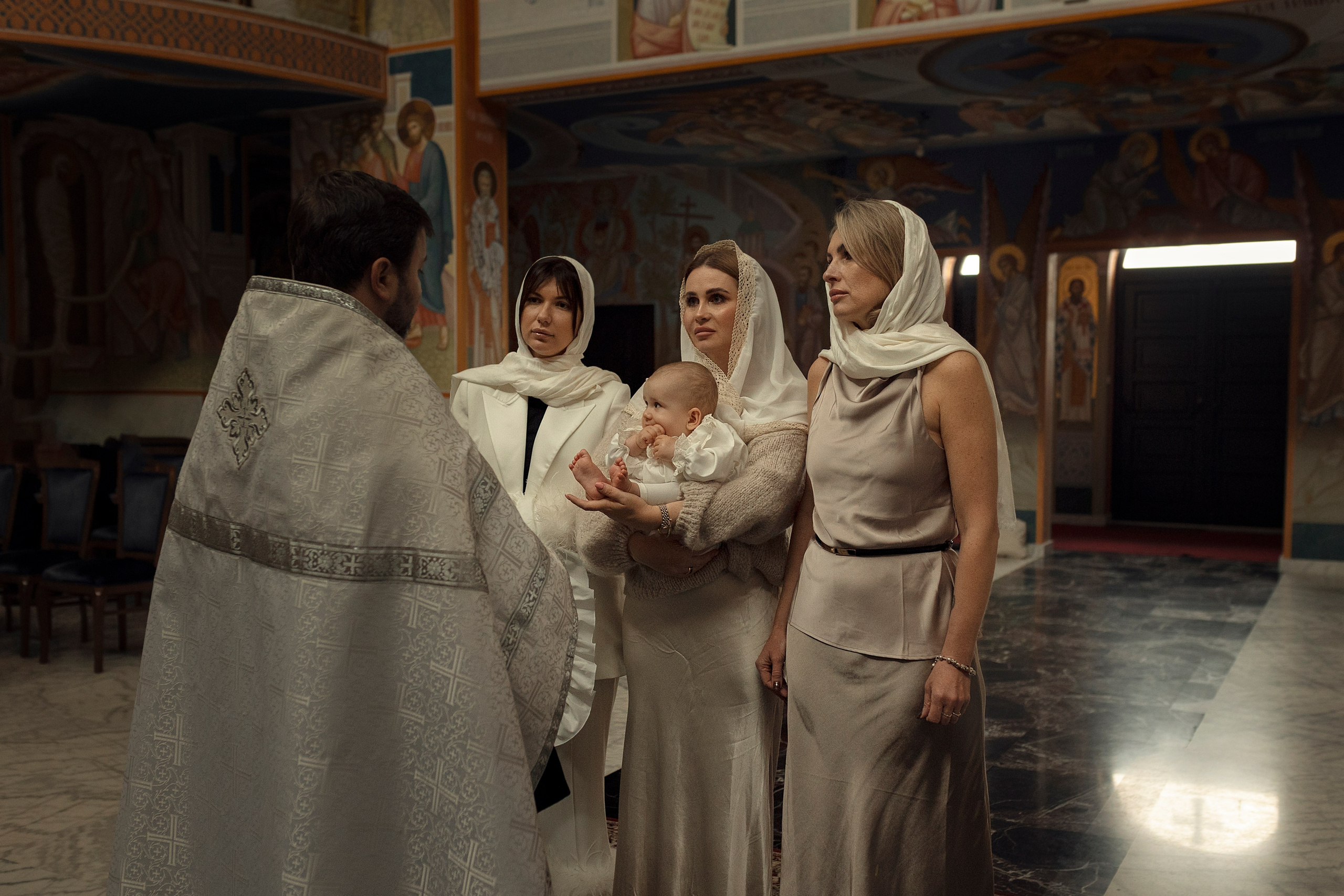 Крещение Милана. Family and children photographer in Warszaw Liudmila Babrouskaya