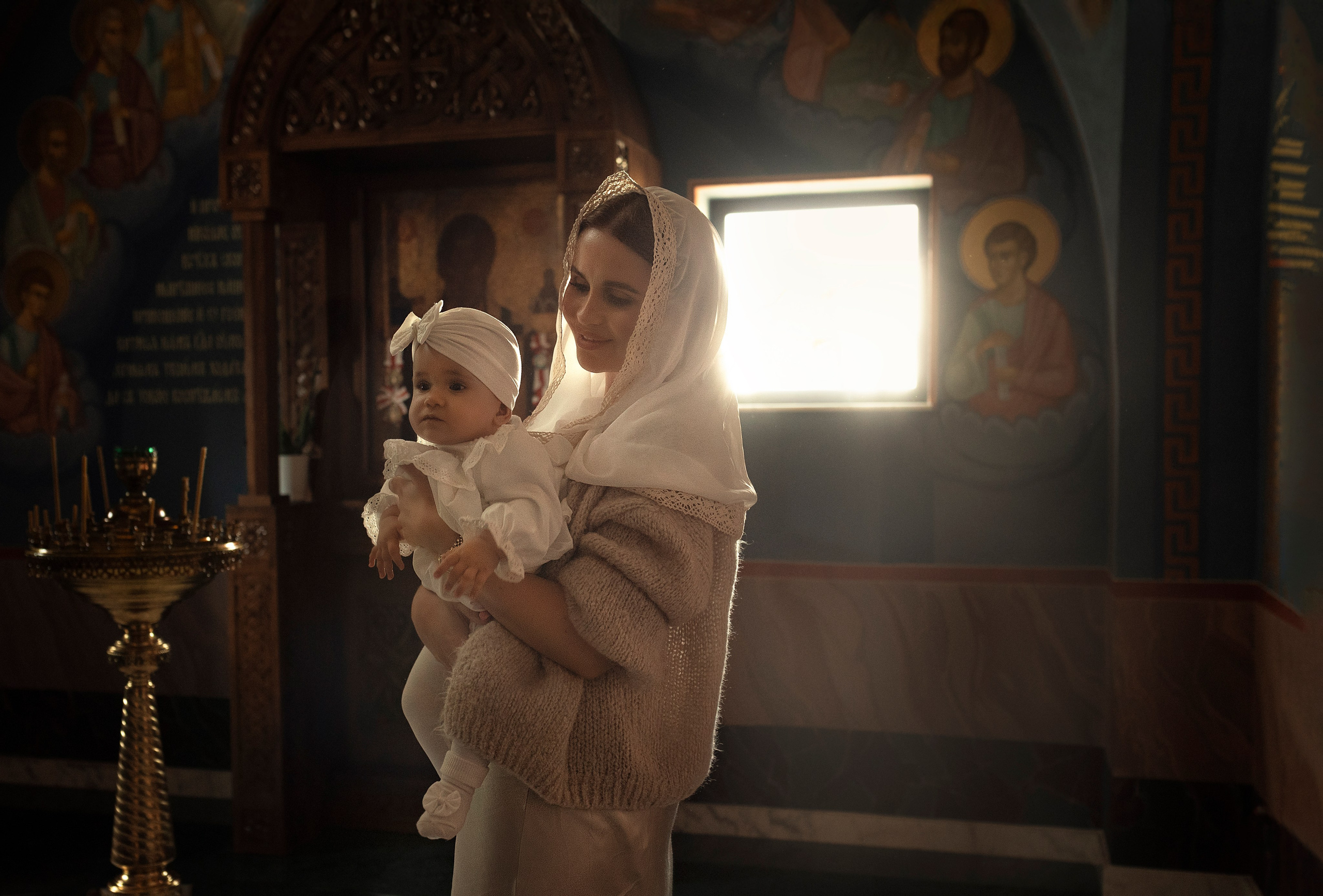 Крещение Милана. Family and children photographer in Warszaw Liudmila Babrouskaya