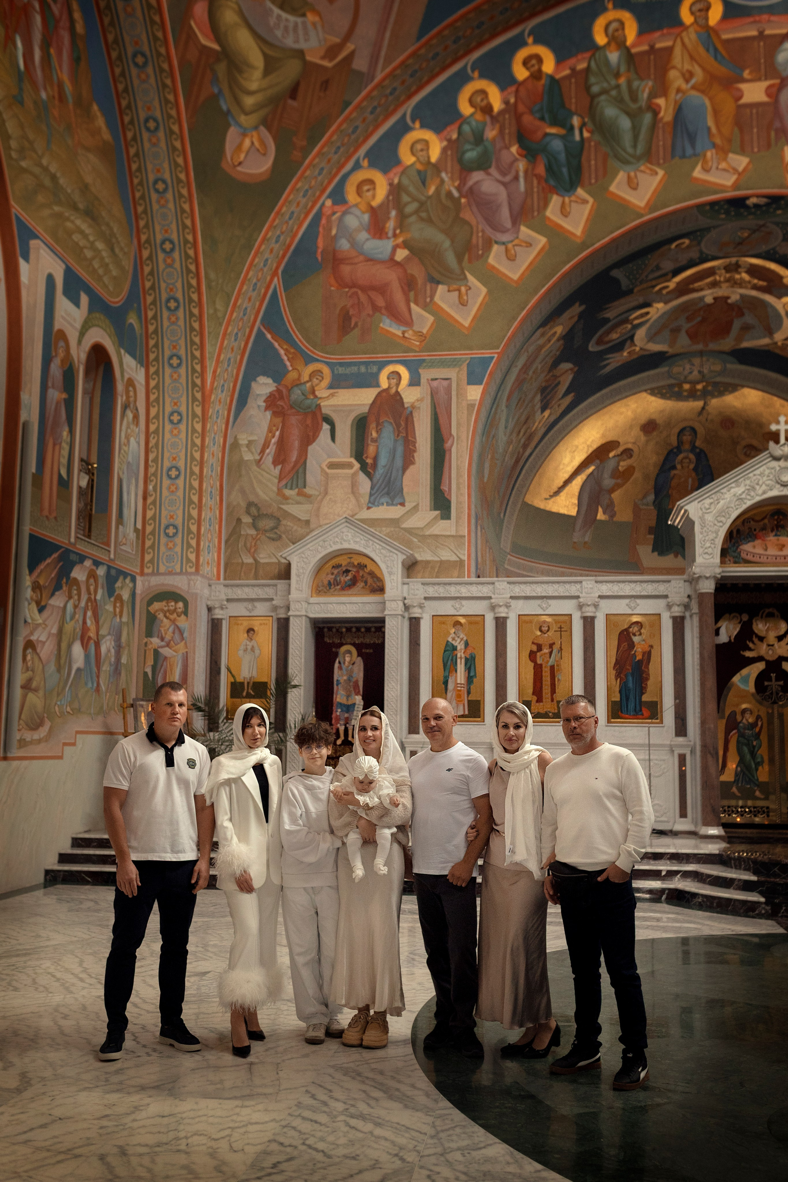 Крещение Милана. Family and children photographer in Warszaw Liudmila Babrouskaya
