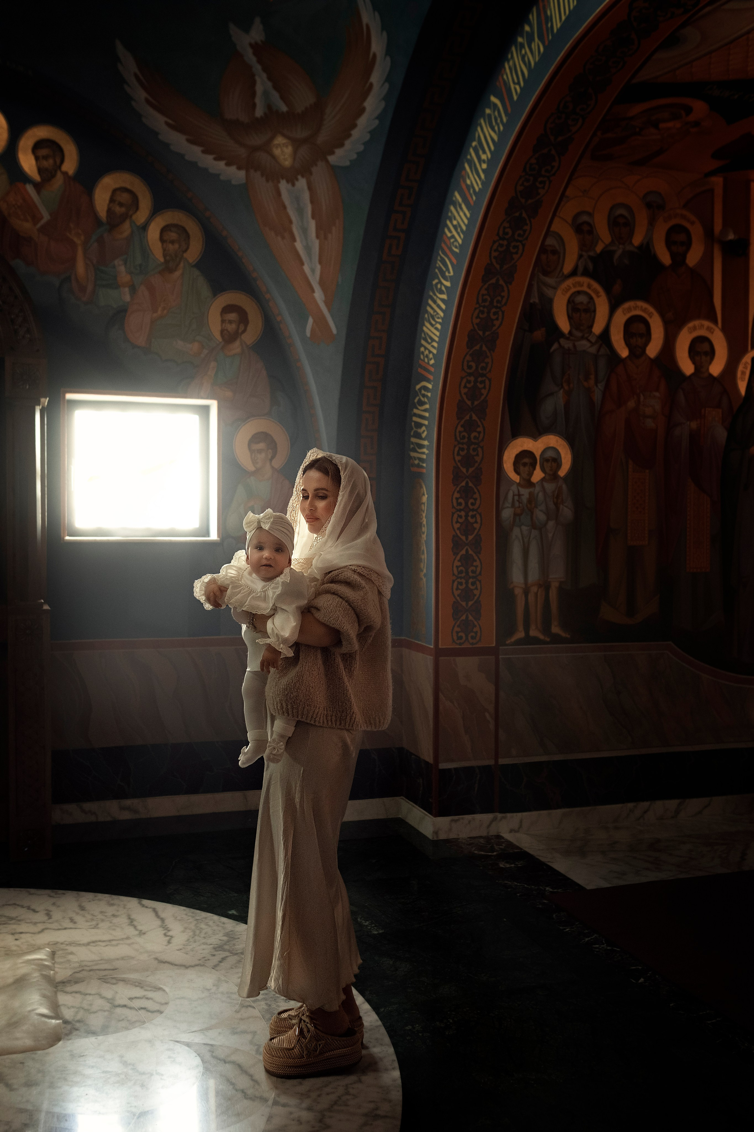Крещение Милана. Family and children photographer in Warszaw Liudmila Babrouskaya