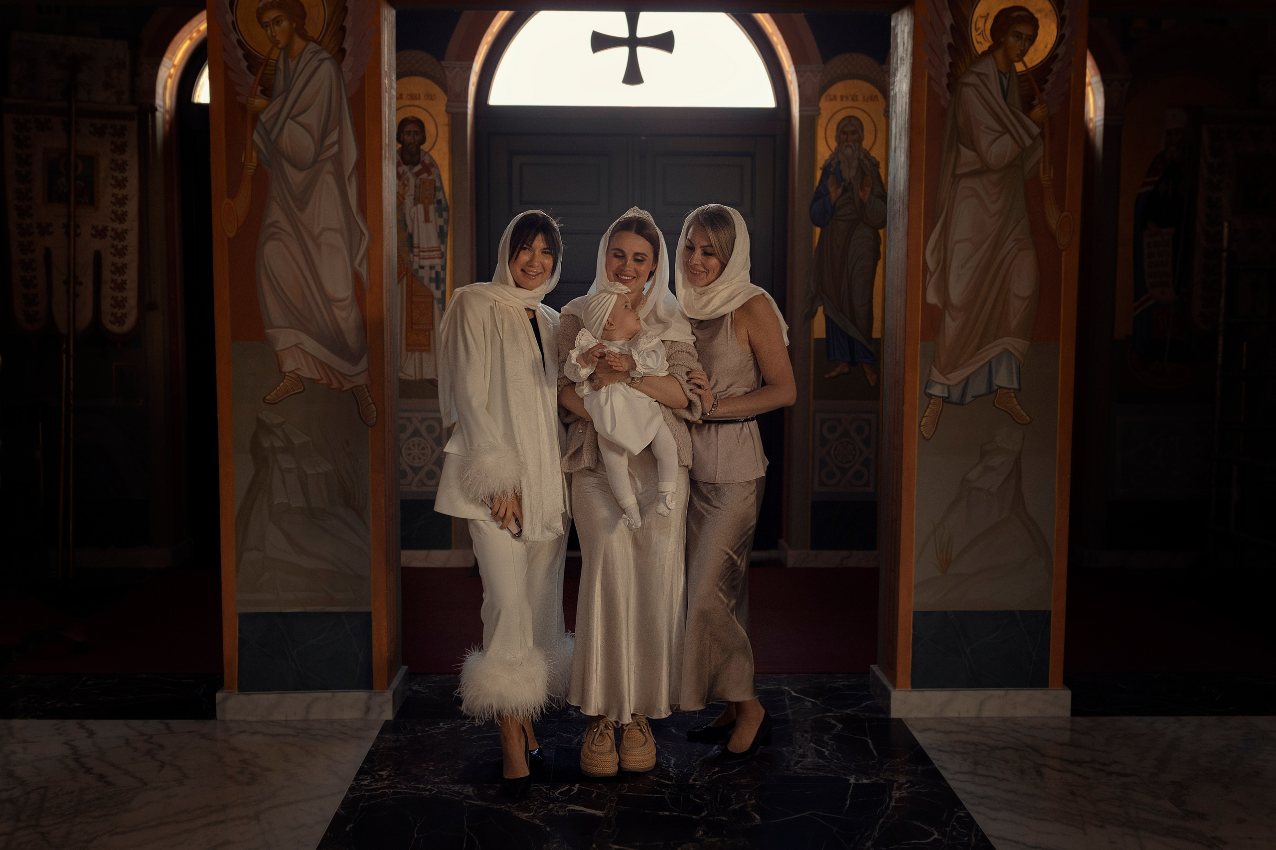 Крещение Милана. Family and children photographer in Warszaw Liudmila Babrouskaya