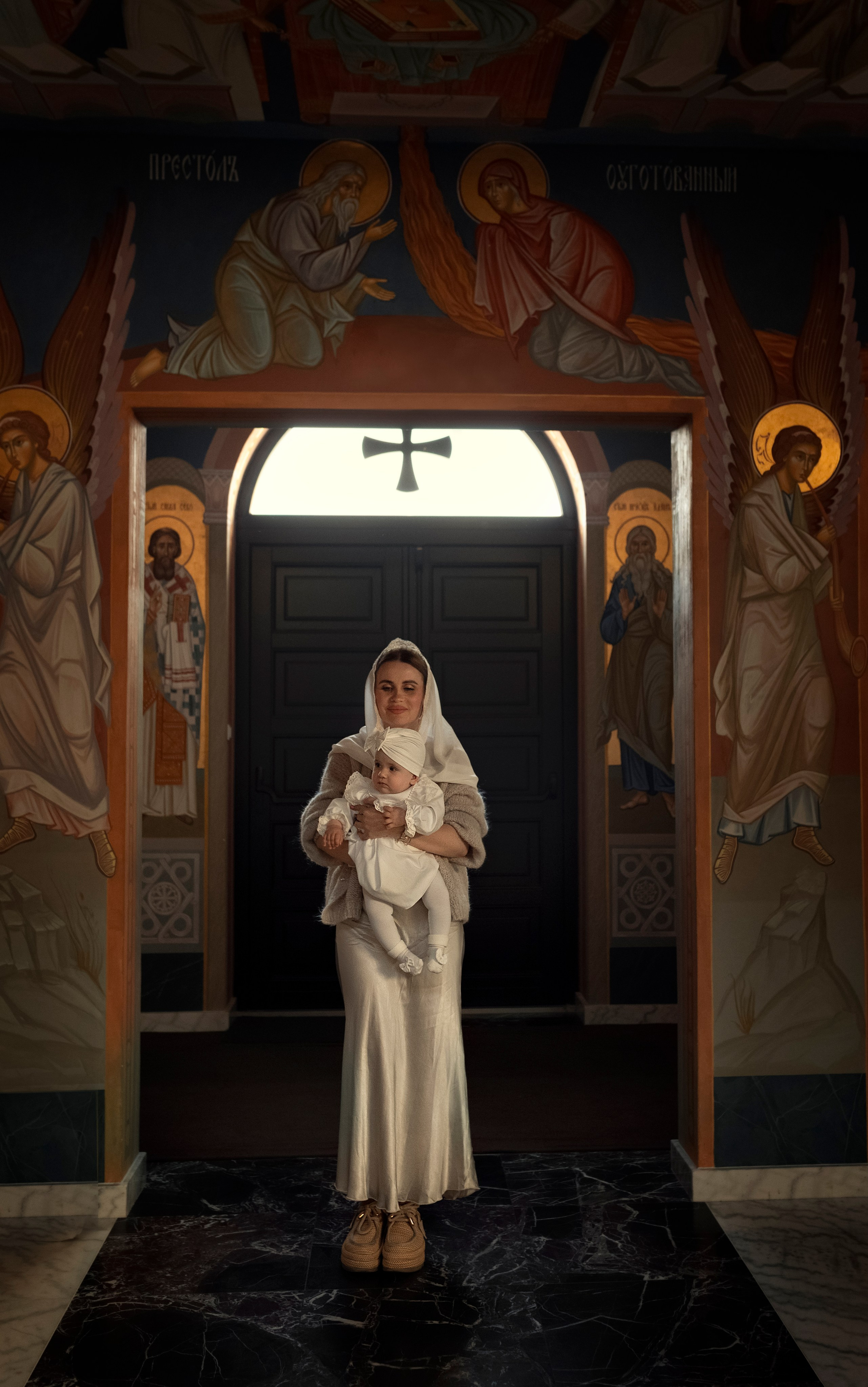 Крещение Милана. Family and children photographer in Warszaw Liudmila Babrouskaya
