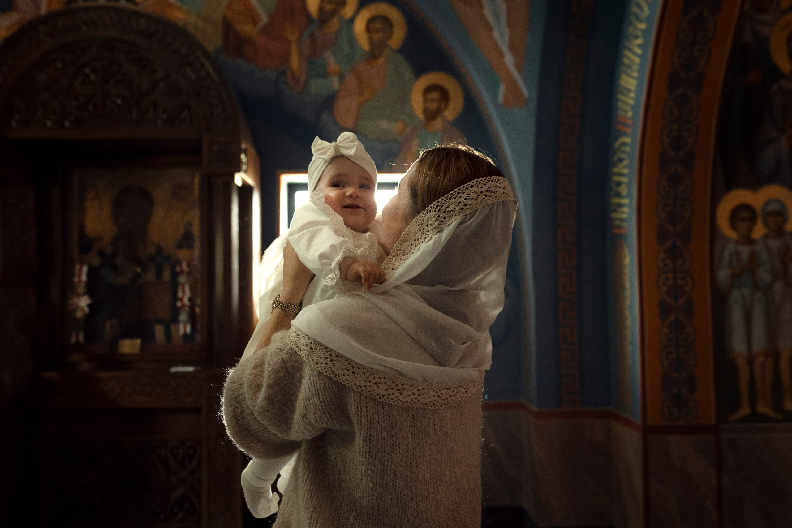 Крещение Милана. Family and children photographer in Warszaw Liudmila Babrouskaya