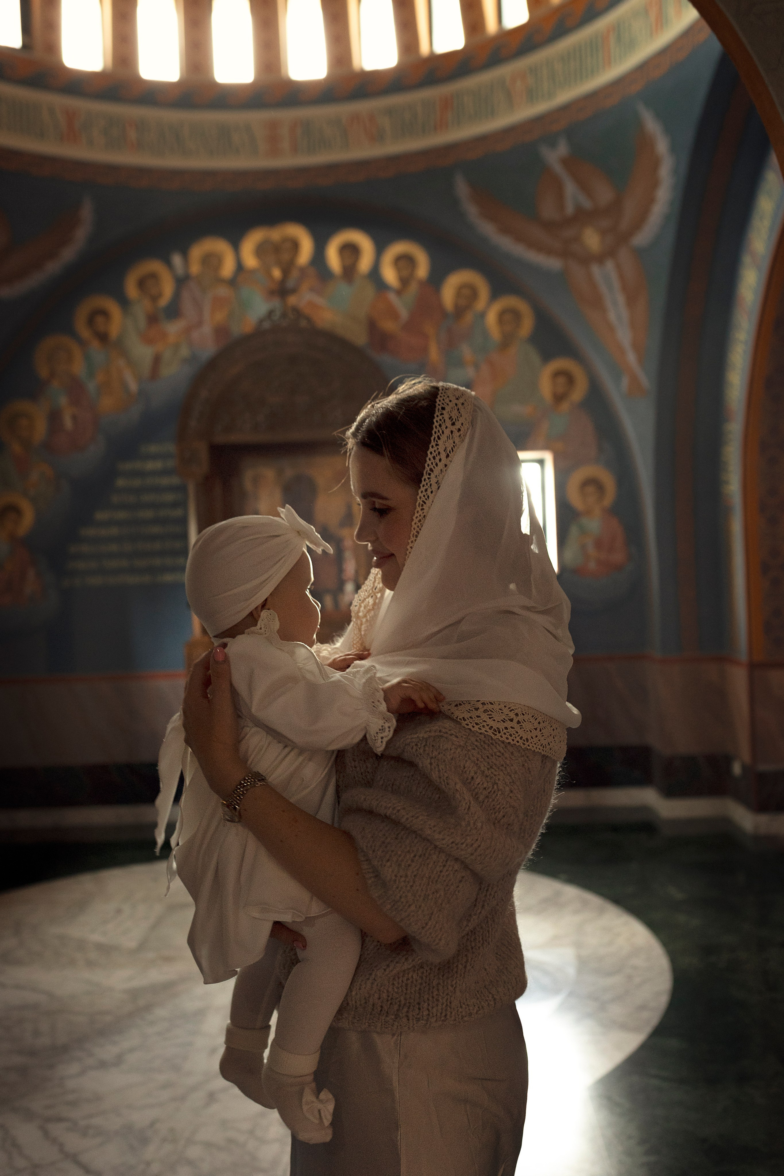 Крещение Милана. Family and children photographer in Warszaw Liudmila Babrouskaya