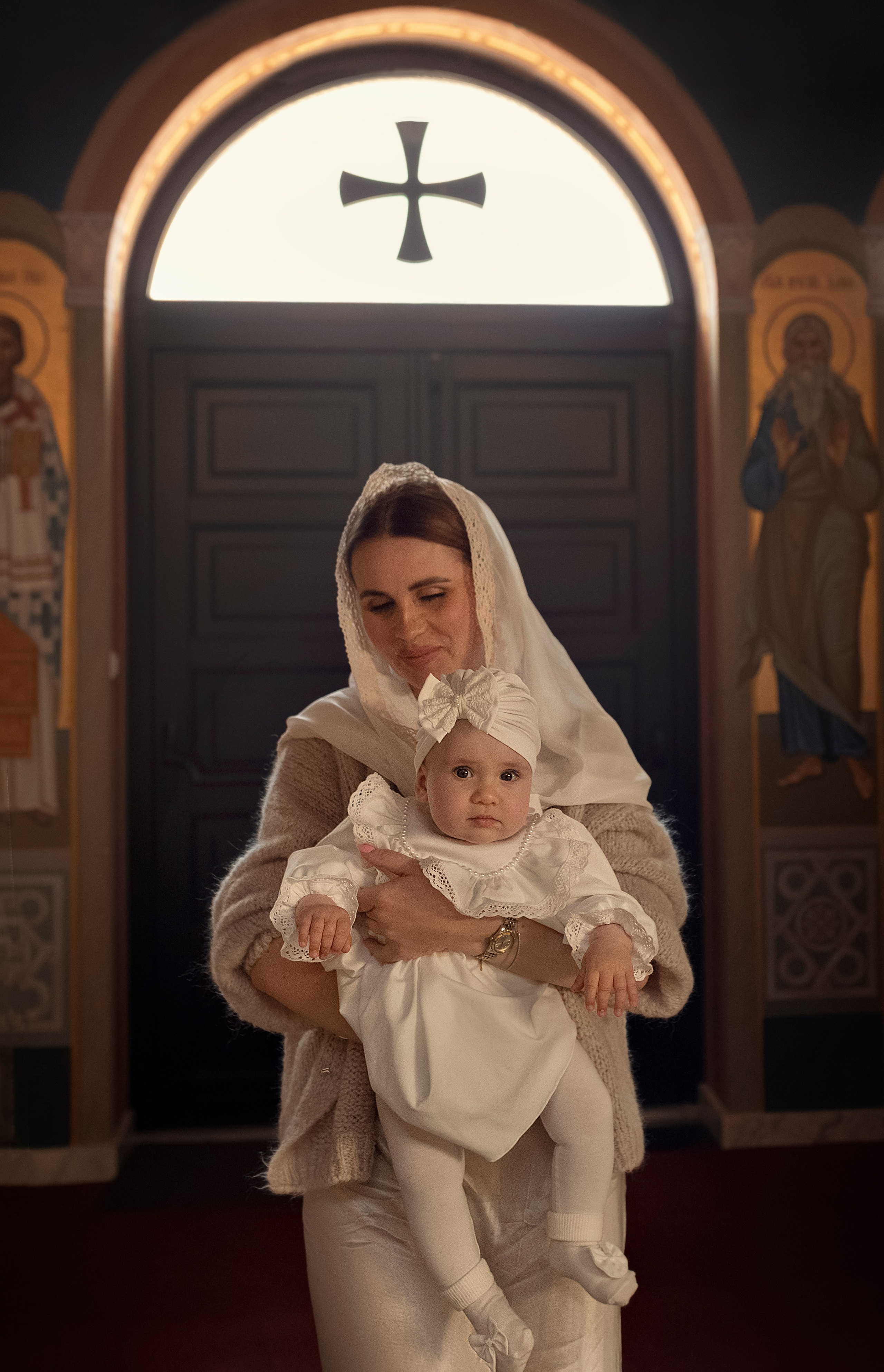 Крещение Милана. Family and children photographer in Warszaw Liudmila Babrouskaya