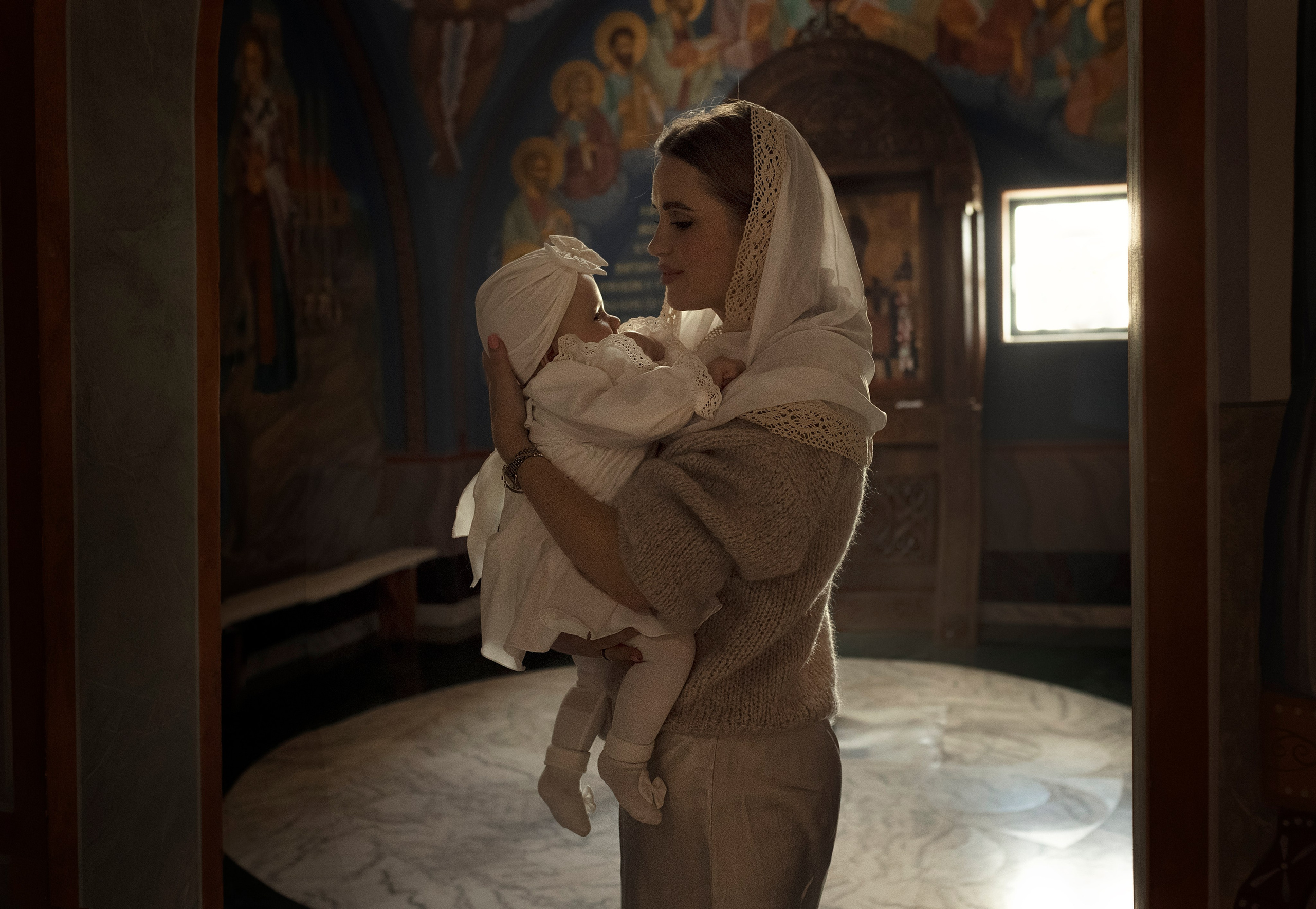 Крещение Милана. Family and children photographer in Warszaw Liudmila Babrouskaya