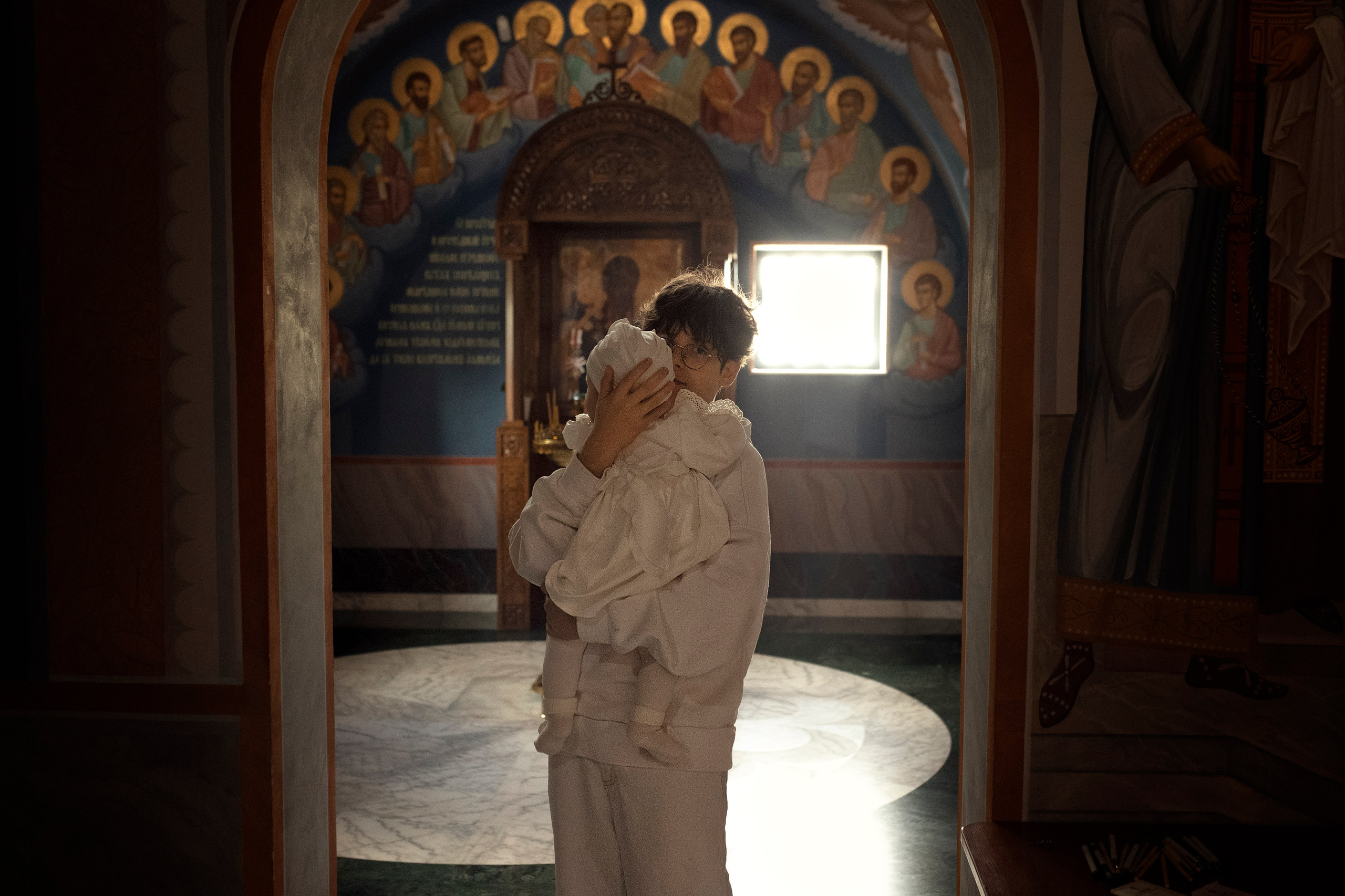 Крещение Милана. Family and children photographer in Warszaw Liudmila Babrouskaya