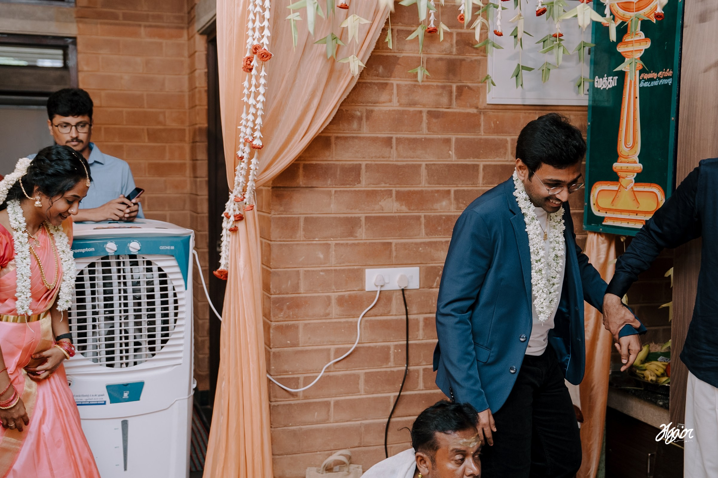 Wedding documentary photography in Pondicherry. Agam Vizha