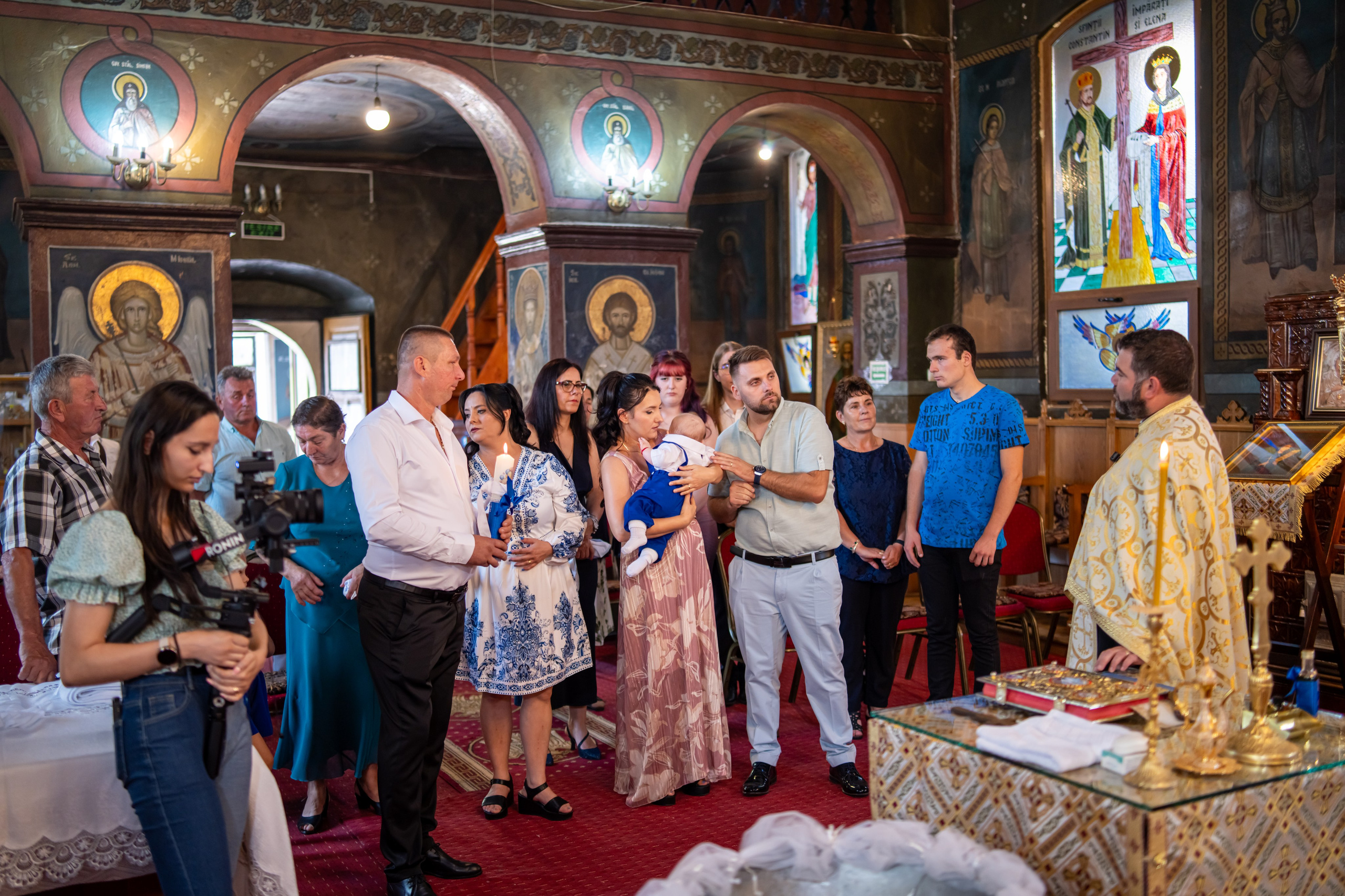 Botez Edoardo Andrei (Biserica Parohia Varbilau I). Mihai Alexandra Events