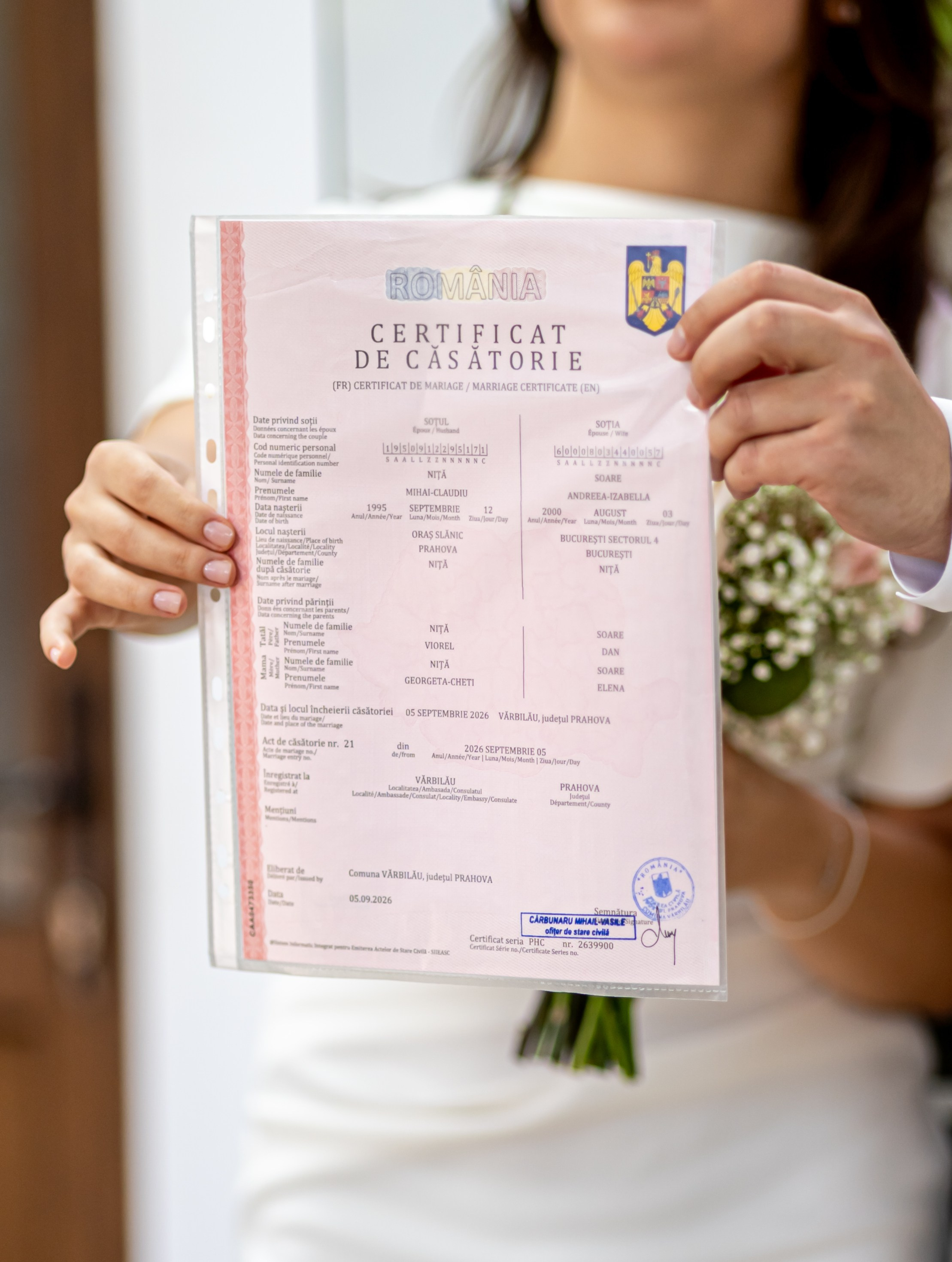 Cununie Civilă Izabela & Mihai. Mihai Alexandra Events