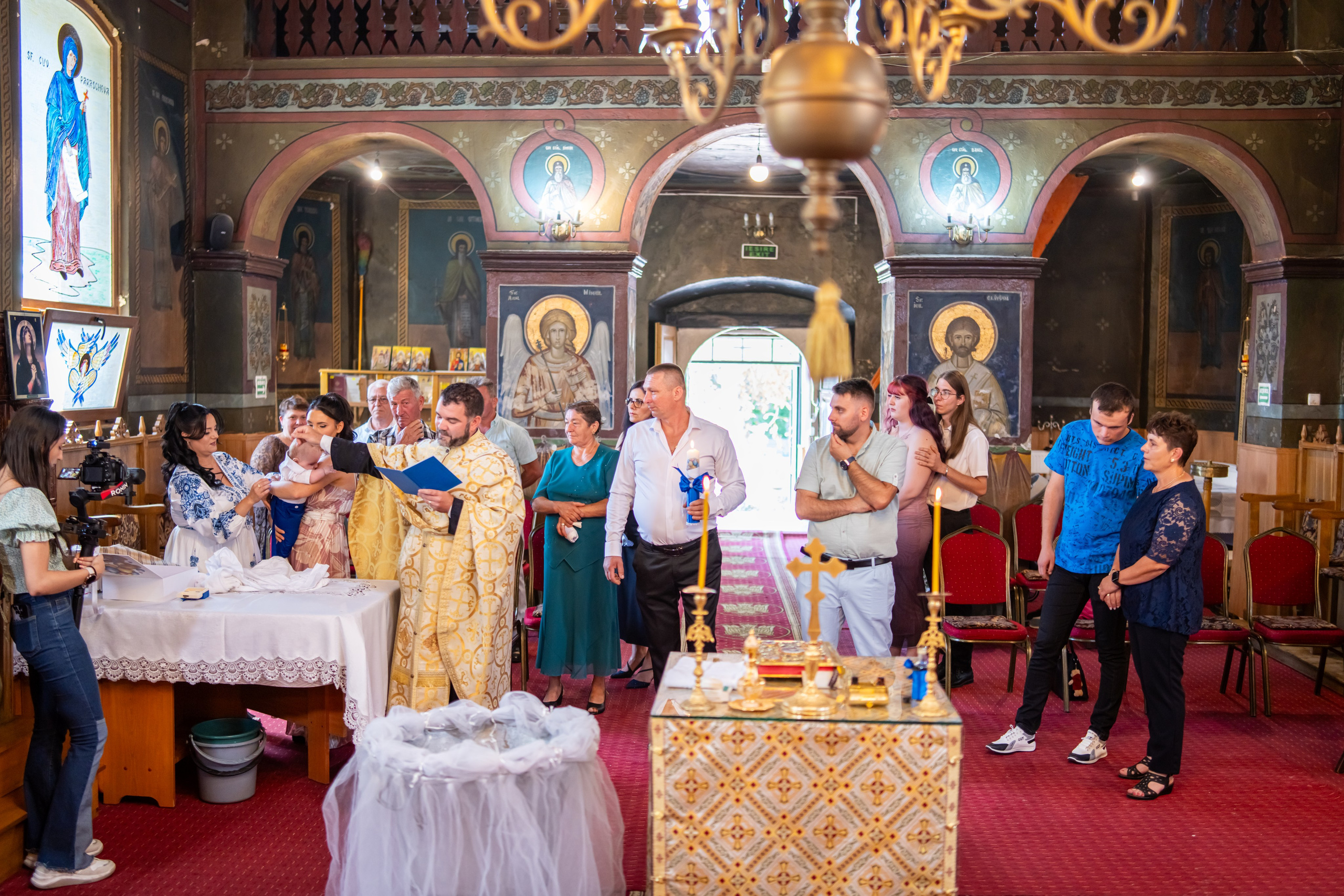 Botez Edoardo Andrei (Biserica Parohia Varbilau I). Mihai Alexandra Events