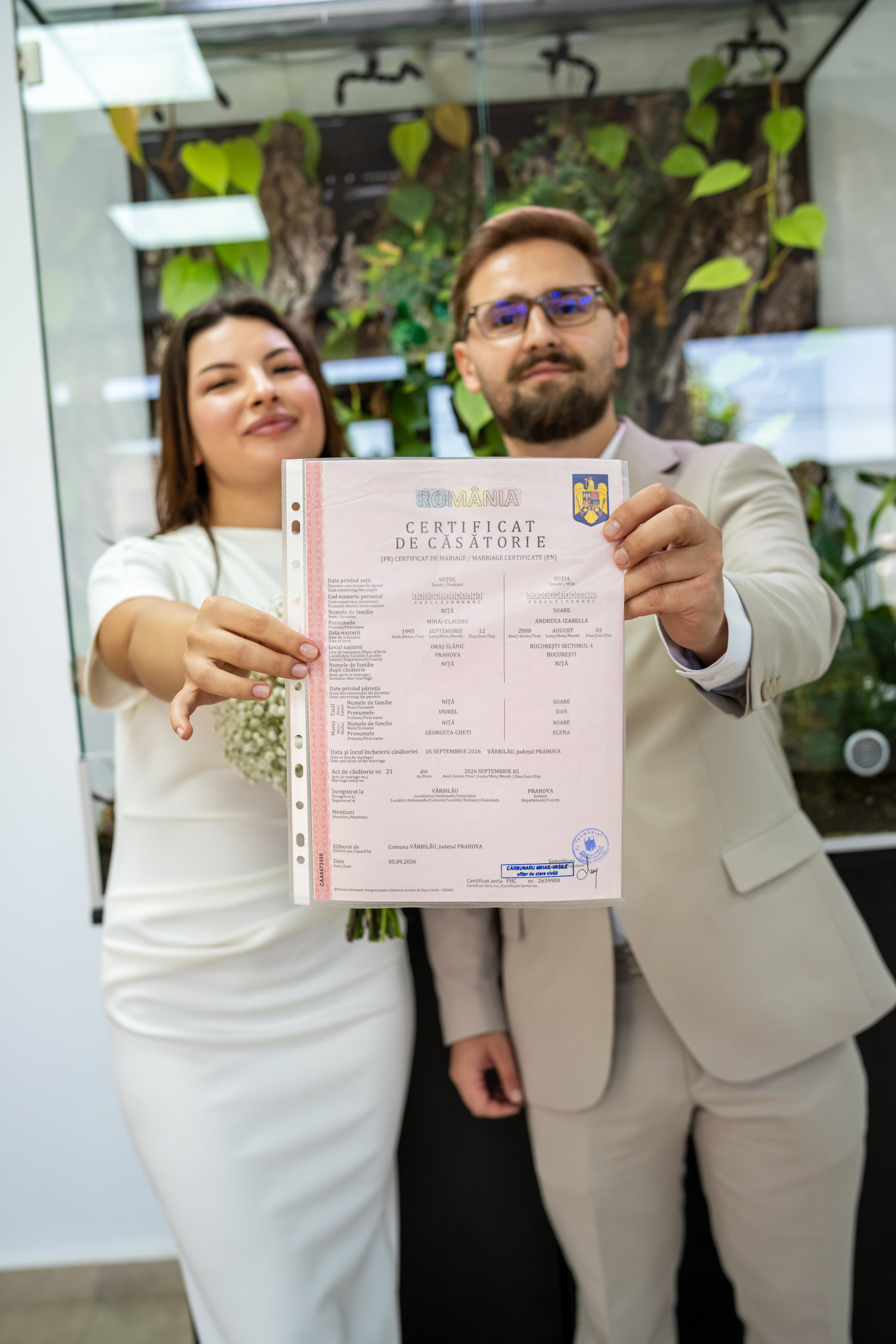 Cununie Civilă Izabela & Mihai. Mihai Alexandra Events