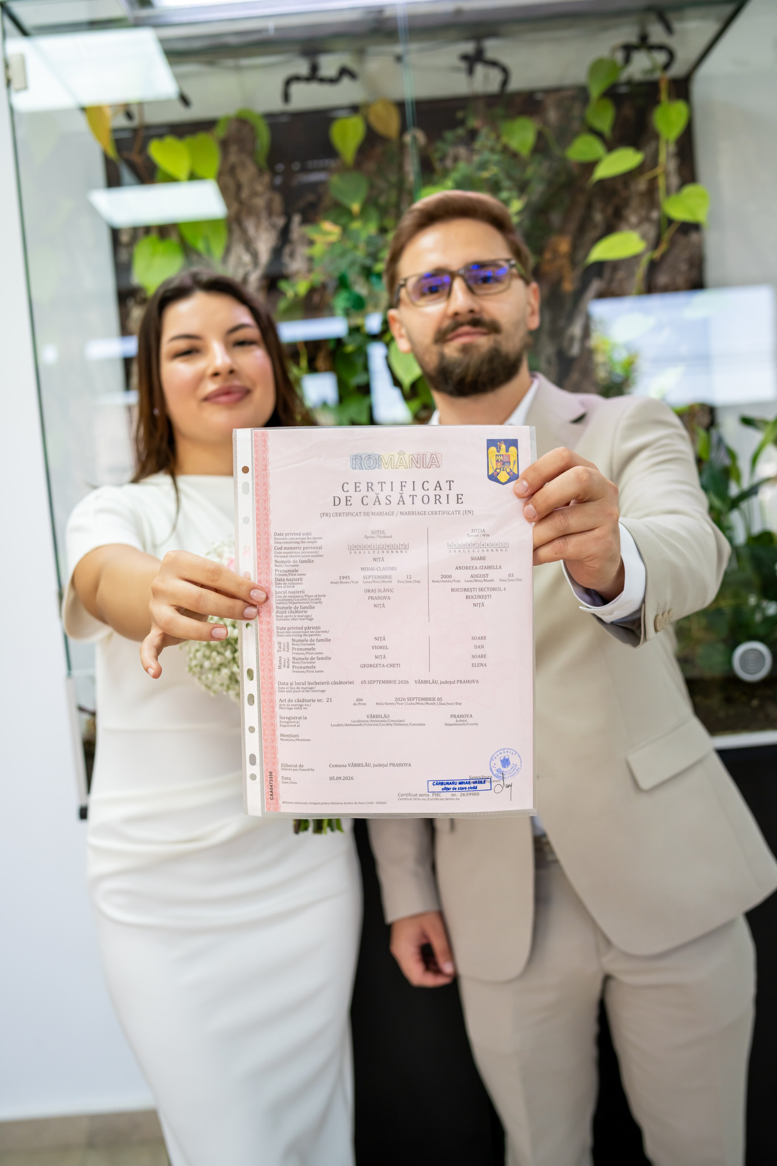 Cununie Civilă Izabela & Mihai. Mihai Alexandra Events