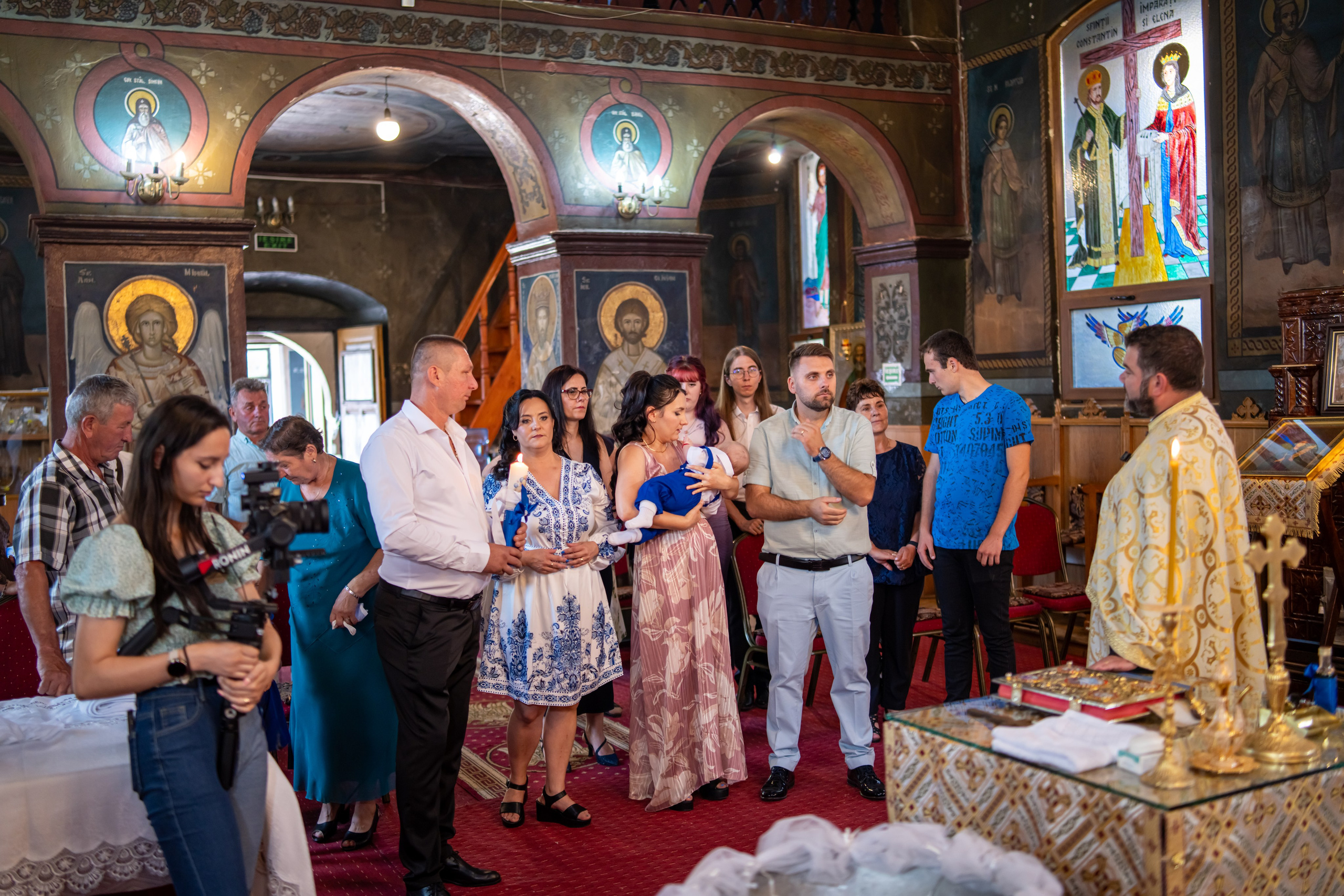 Botez Edoardo Andrei (Biserica Parohia Varbilau I). Mihai Alexandra Events